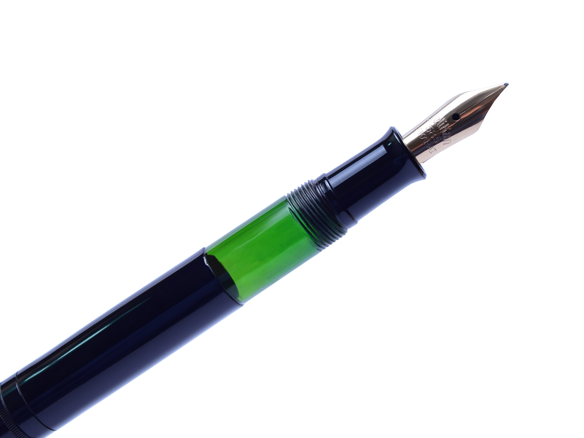 Rare 1938 Pelikan 100 100N All Black F 14K Flexible Nib Fountain Pen