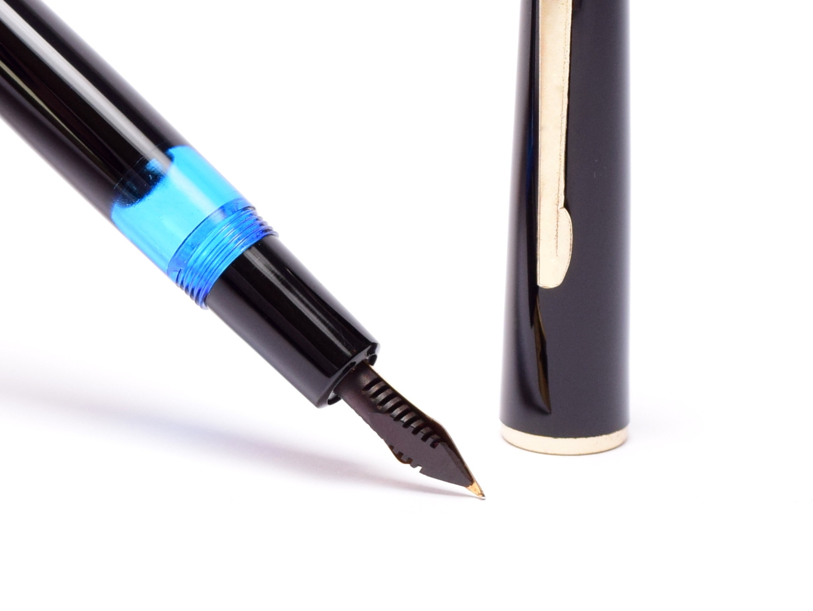 NOS 1965 Kaweco 475 Transparent F Fine BER Contra Nib Flexible F