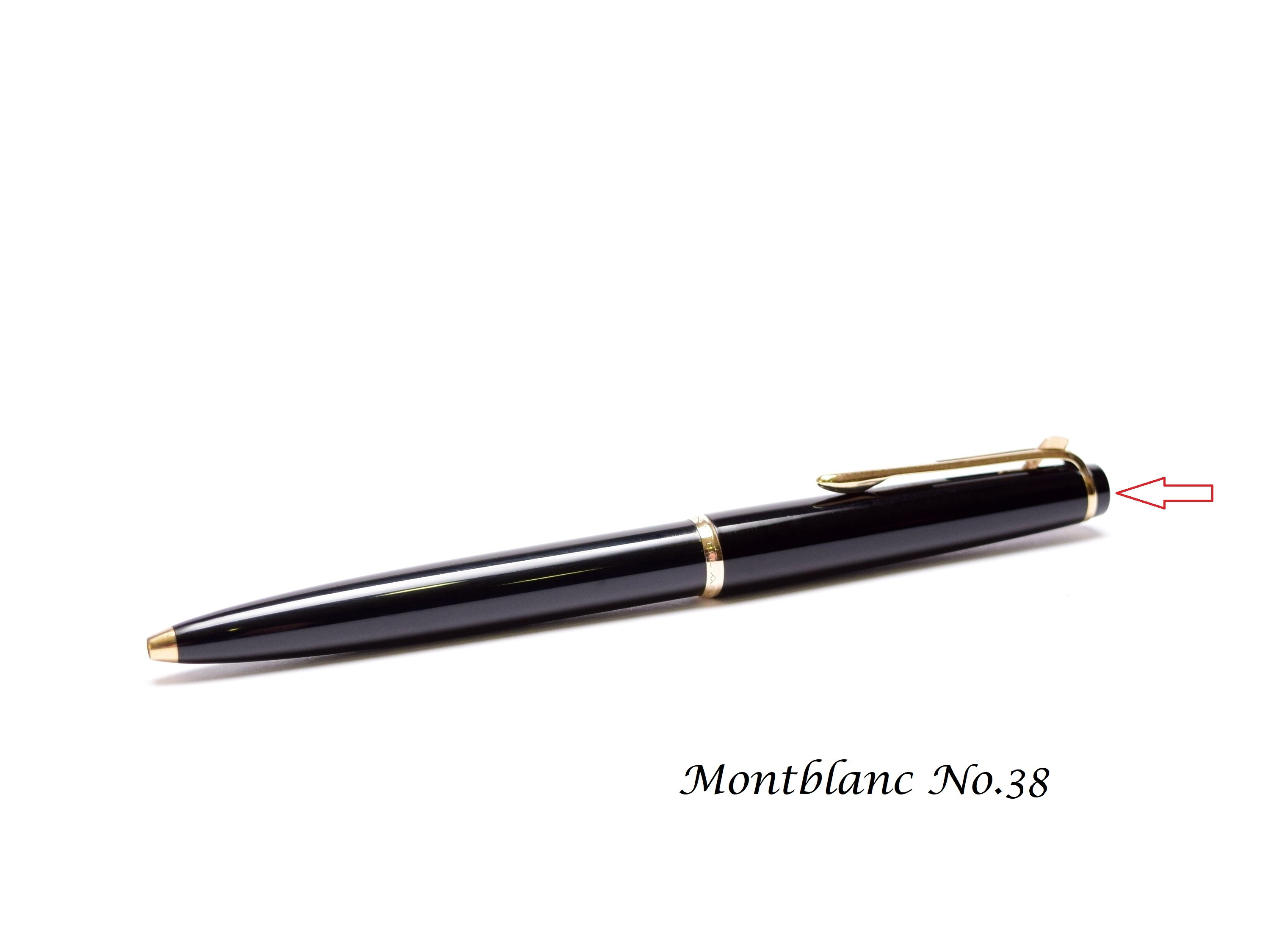 Vintage Montblanc No.38 & 28 Ballpoint Pen Cap Emblem Part Spare Repair