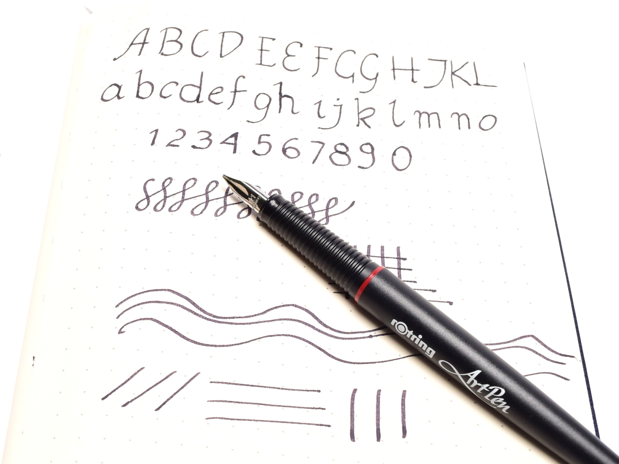 Vintage Rotring Artpen Calligraphy 1.1mm Nib Fountain Pen Made in ...
