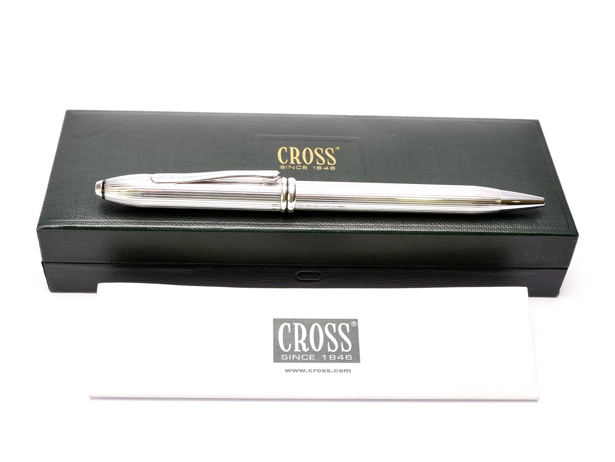 CROSS Townsend 652 Sterling Silver 925 Oversize Ballpoint Pen Made in