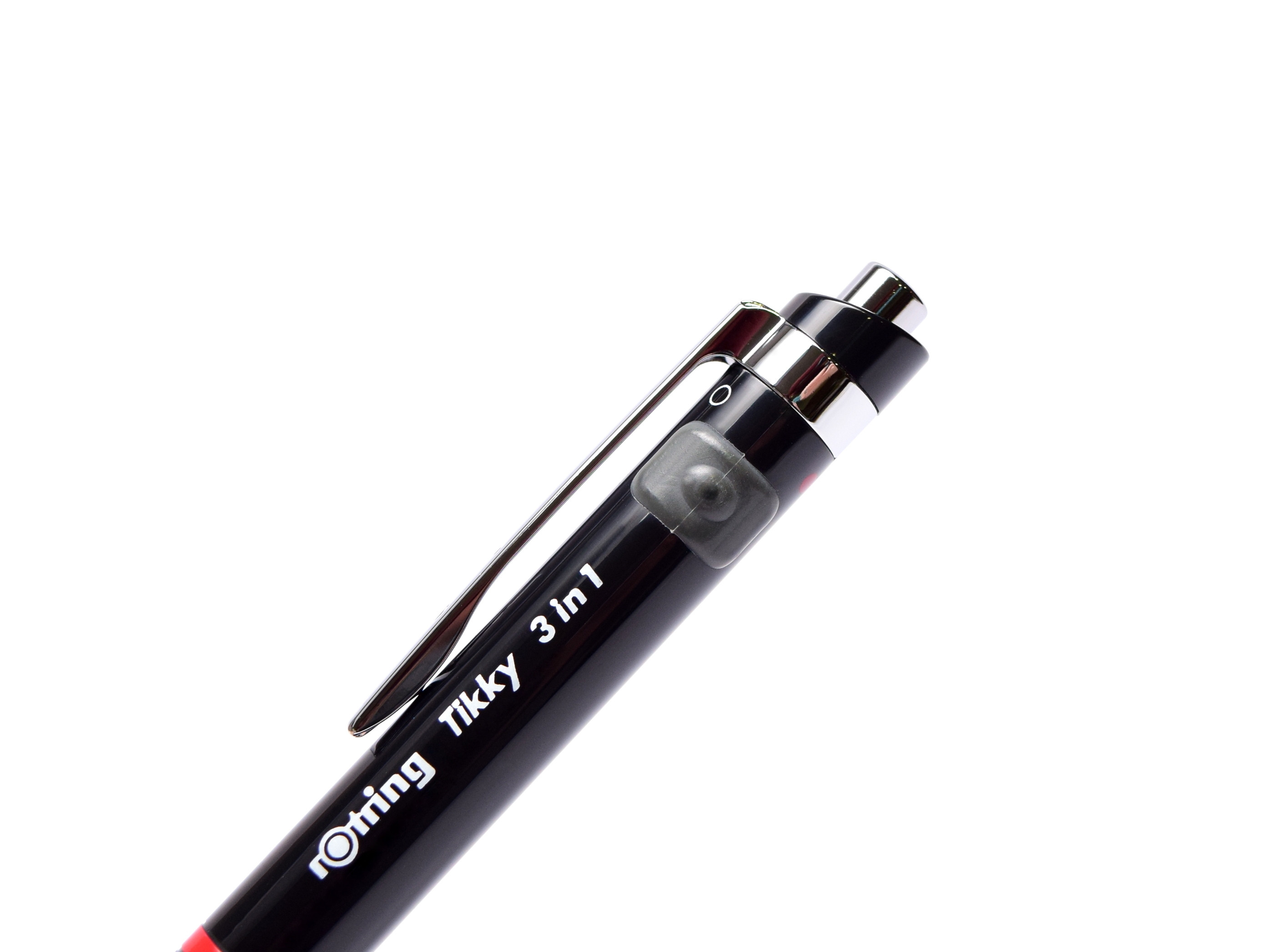 NOS New Rotring Tikky 3 in 1 Ballpoint Pen Pencil 0.5mm Lead Red