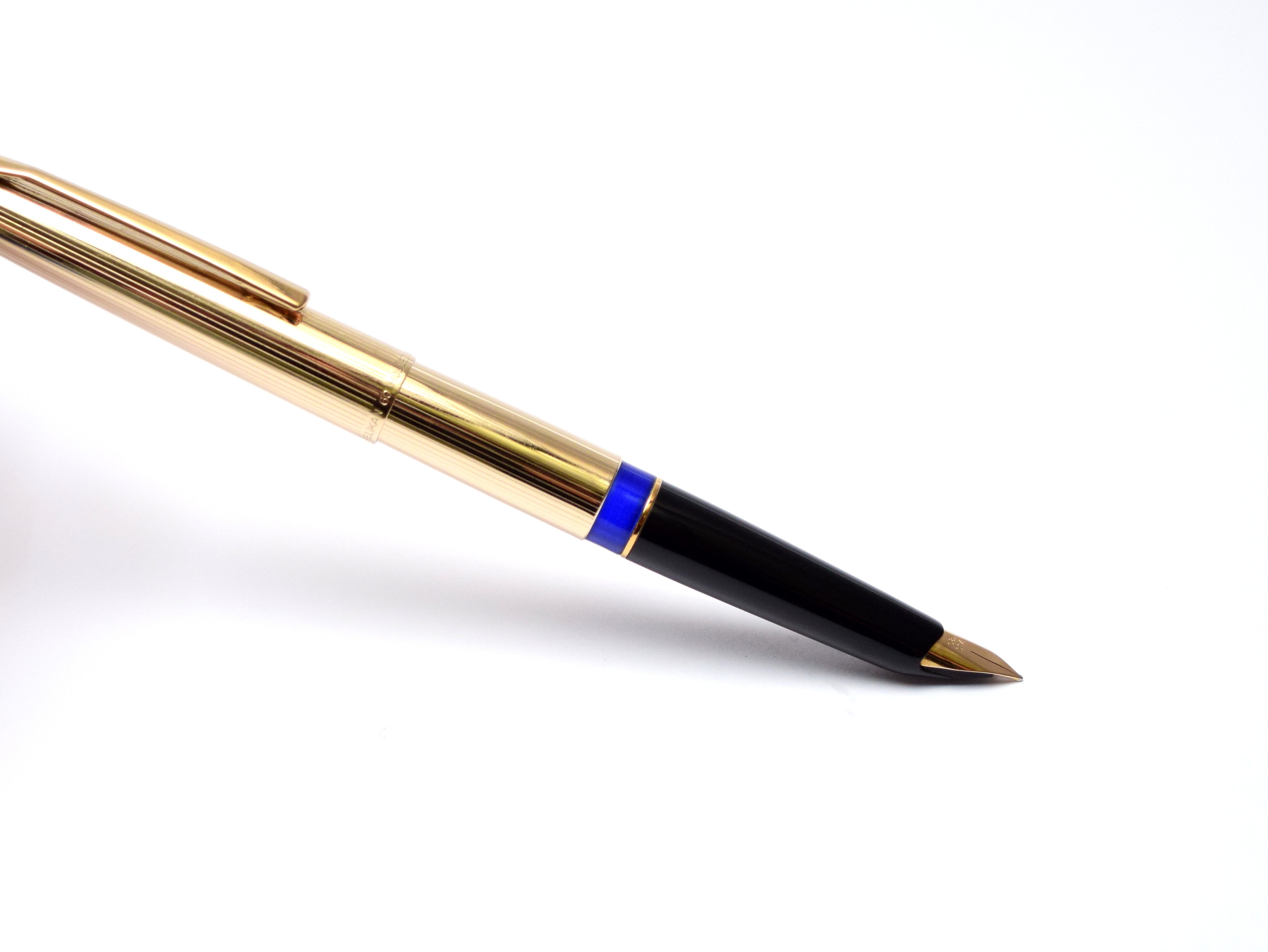 Stunning Rare 1960s Pelikan M60 / 60 All Rolled Gold 750 18K HF