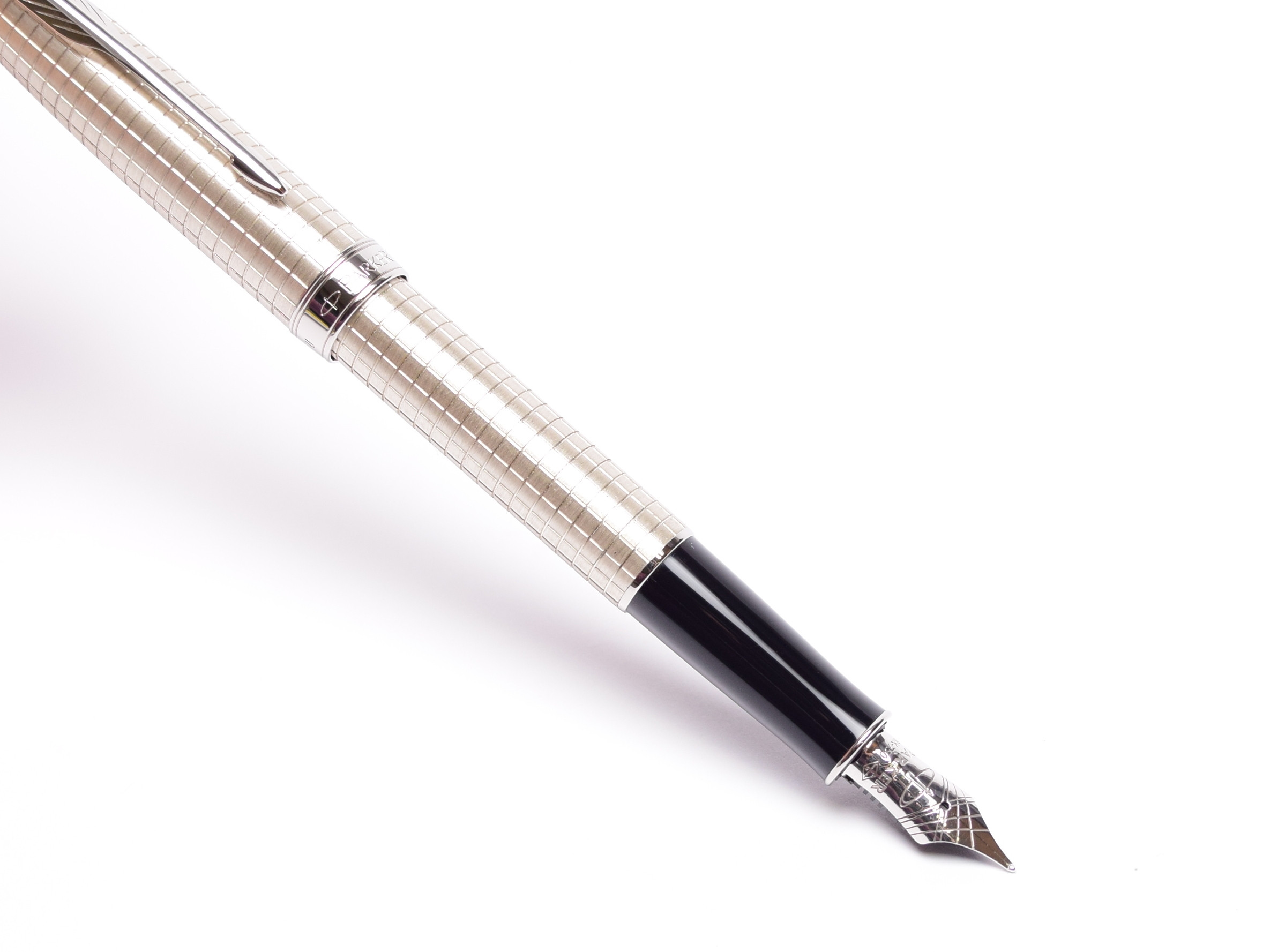 NOS 2011 Parker Sonnet 925 Sterling Silver Ciselé CT Crosshatch