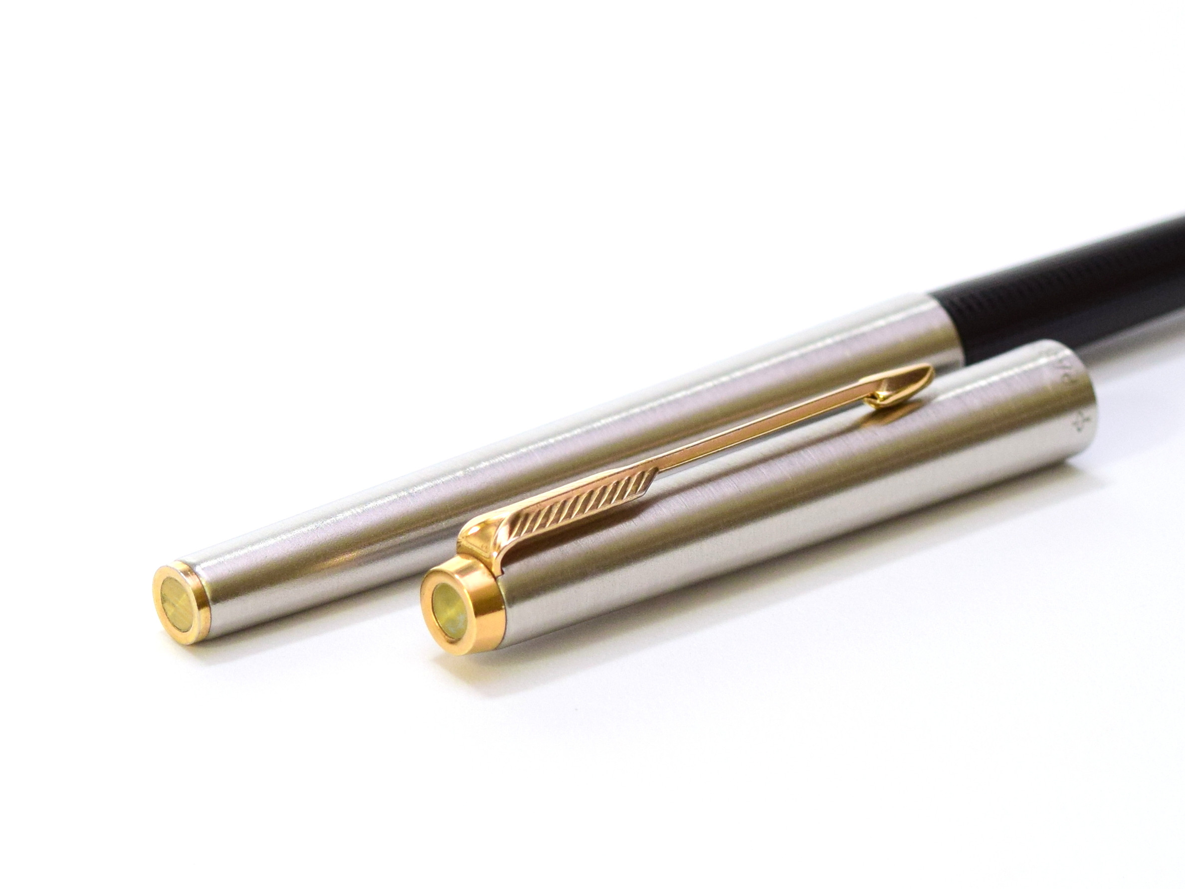 1977 Parker Flighter 180 Brushed Matte Steel & Gold 14K F/B Fine