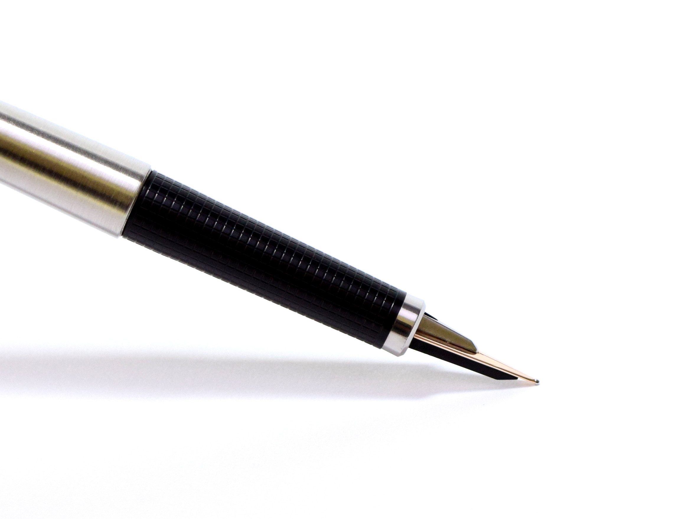 1977 Parker Flighter 180 Brushed Matte Steel & Gold 14K F/B Fine
