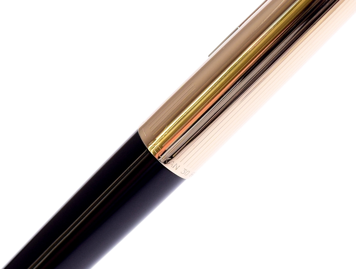Vintage 1960s PELIKAN 30 (M30) Rolled Gold & Black Resin 14K 585