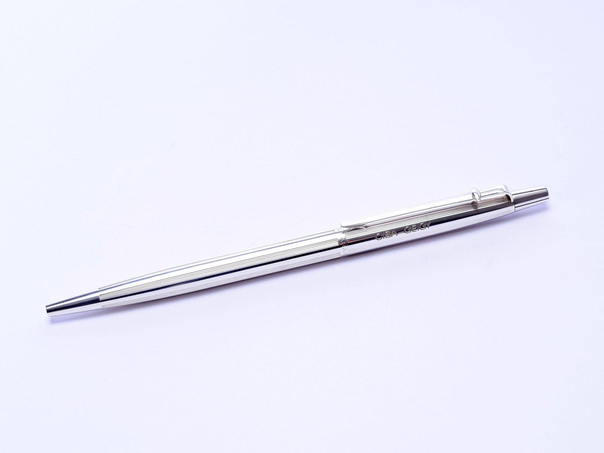 Vintage 70's Caran d'Ache MADISON Ball point Pen Swiss Made Alpaca