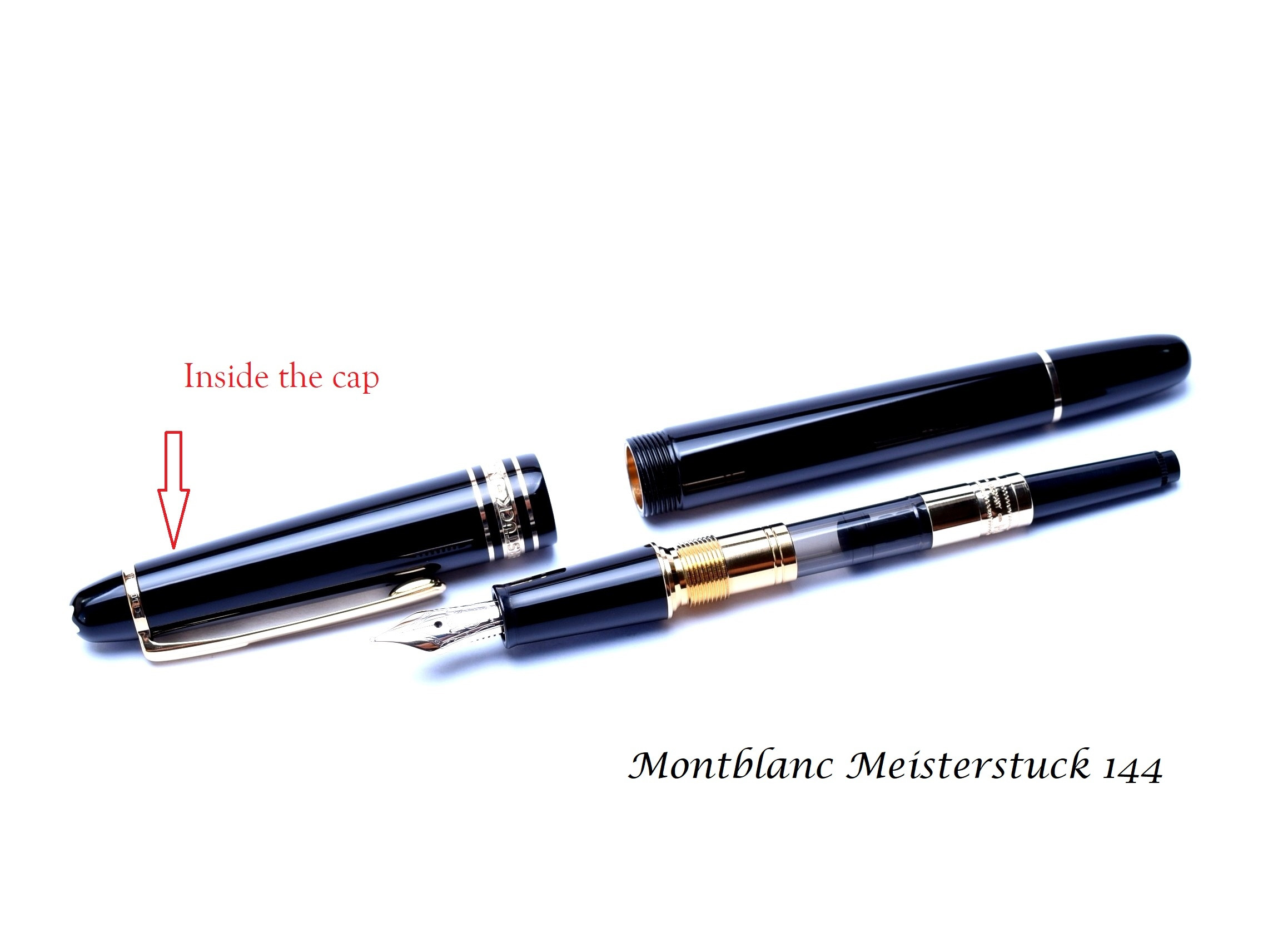 Vintage Montblanc Meisterstuck No.144 Fountain Pen Inner Cap Part Spare