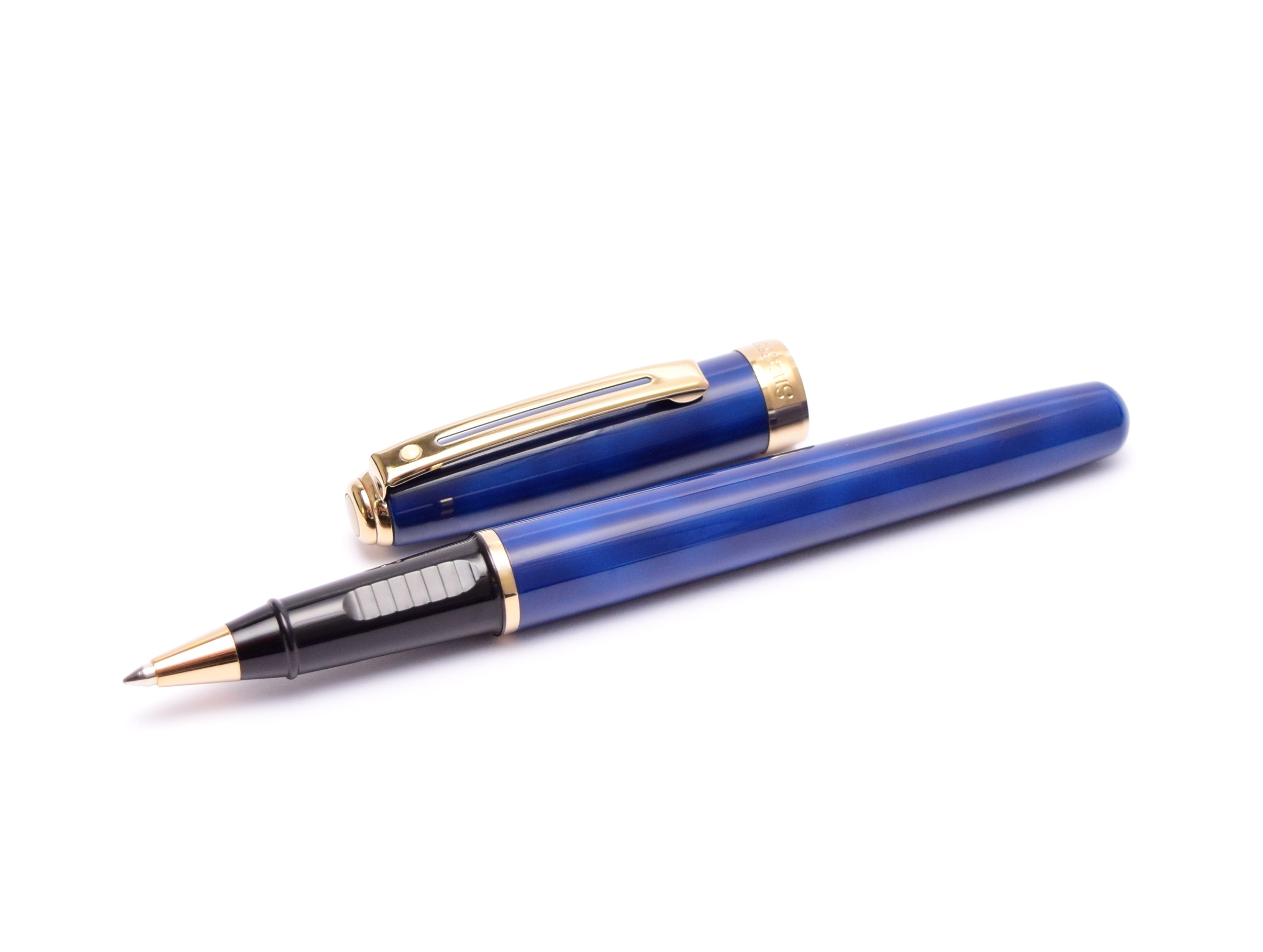 Vintage Sheaffer Prelude Marble Royal Blue Lacquer Pen USA