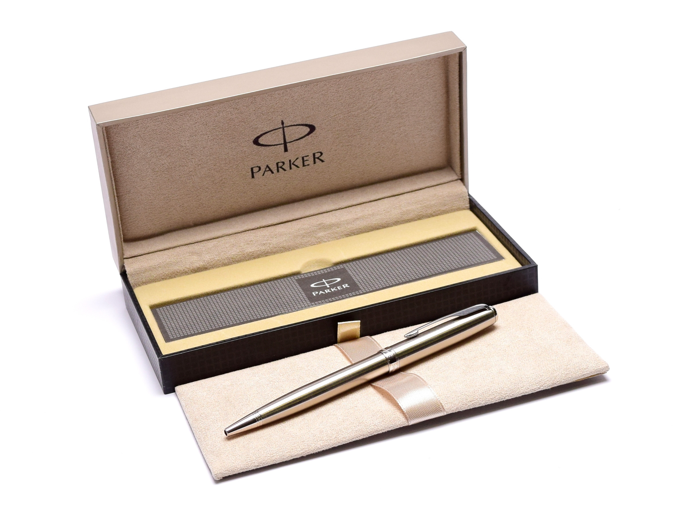 Parker Sonnet Flighter CT Stainless Steel Chrome Trim Twist