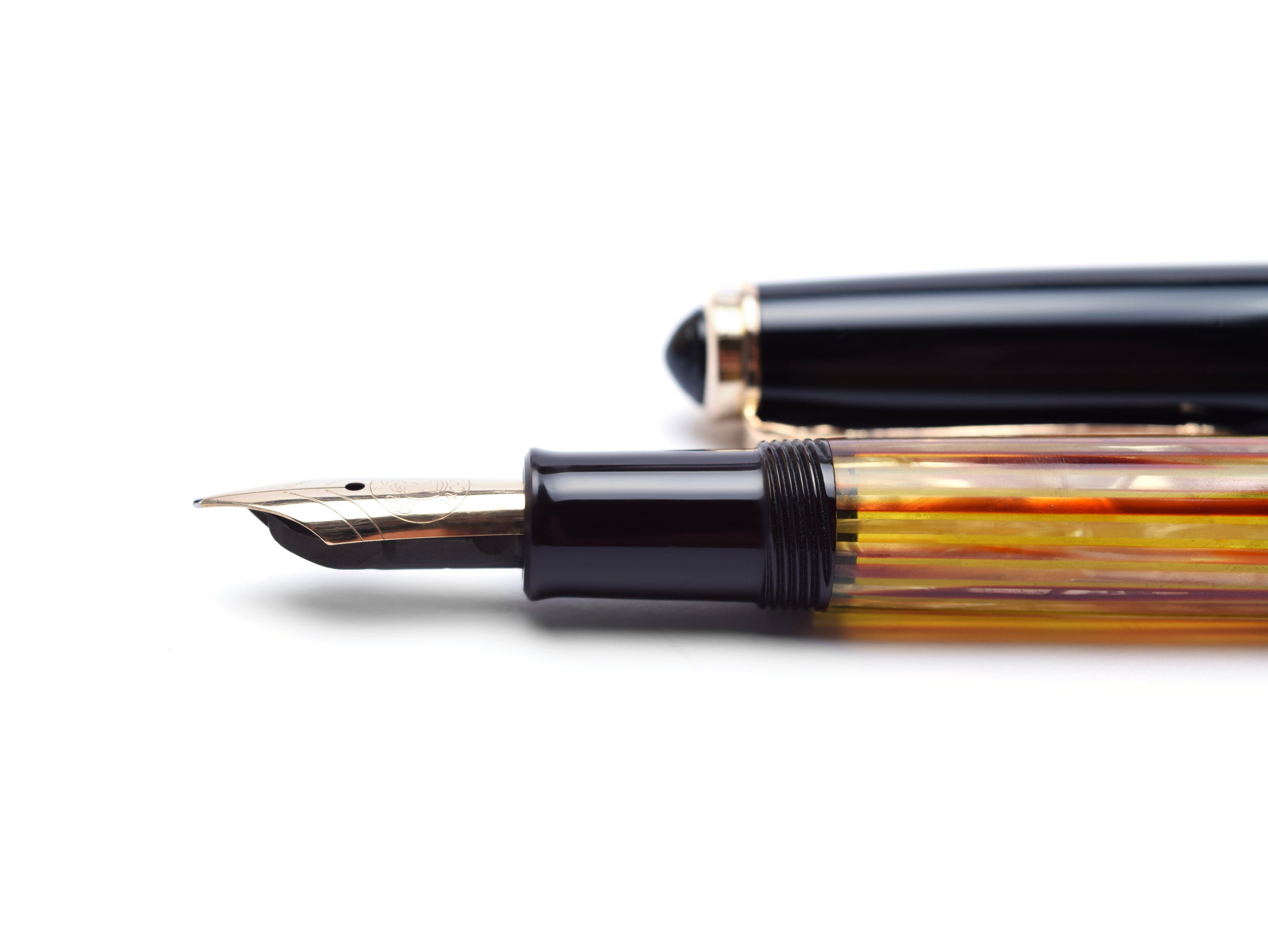 1950s-60s Pelikan 400NN (400) Flexible M to BB 14K Nib Tortoise