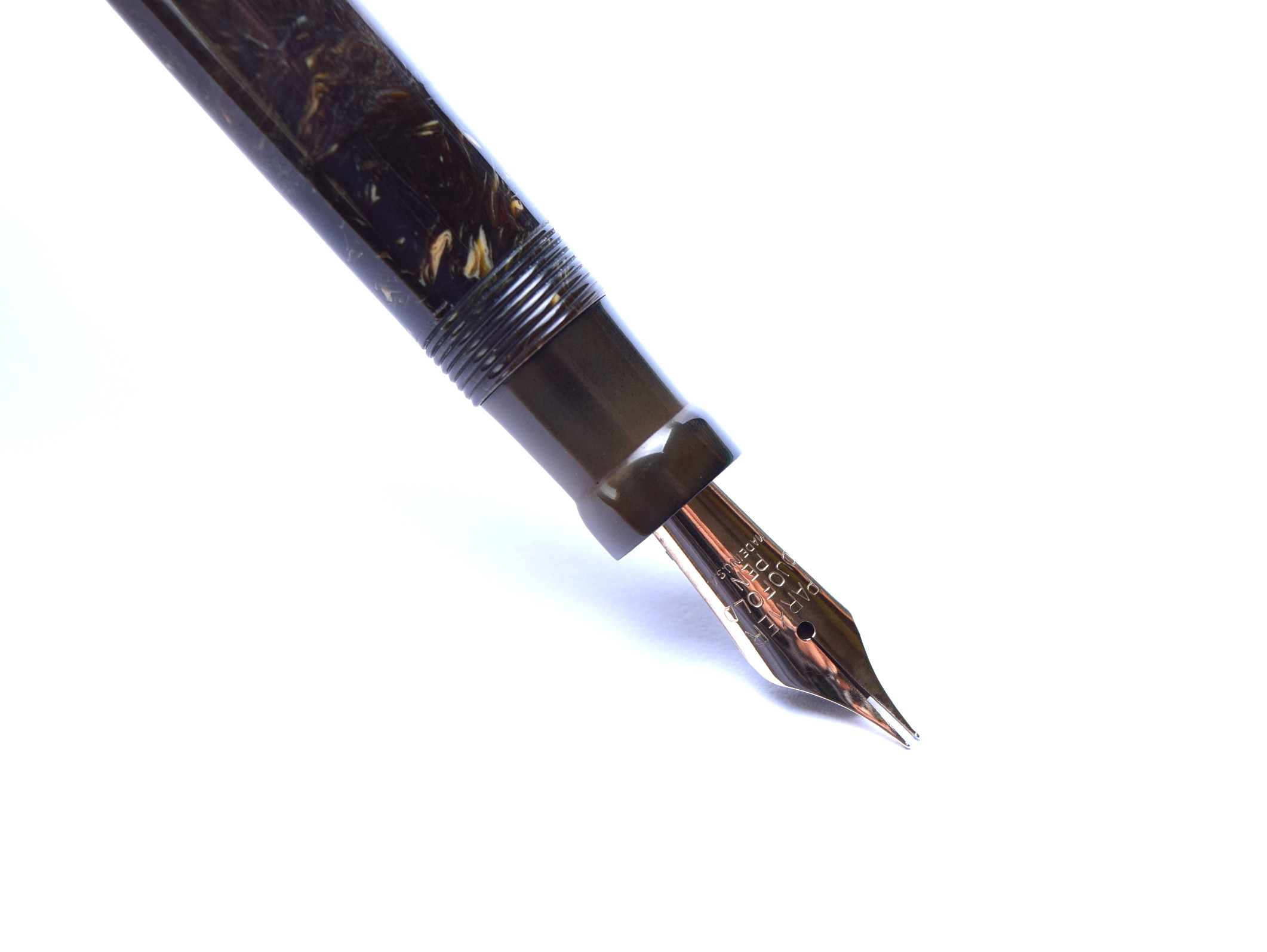 Parker Lucky Curve 万年筆 マーブルグリーン Parker Lucky Curve 万年筆 マーブルグリーン