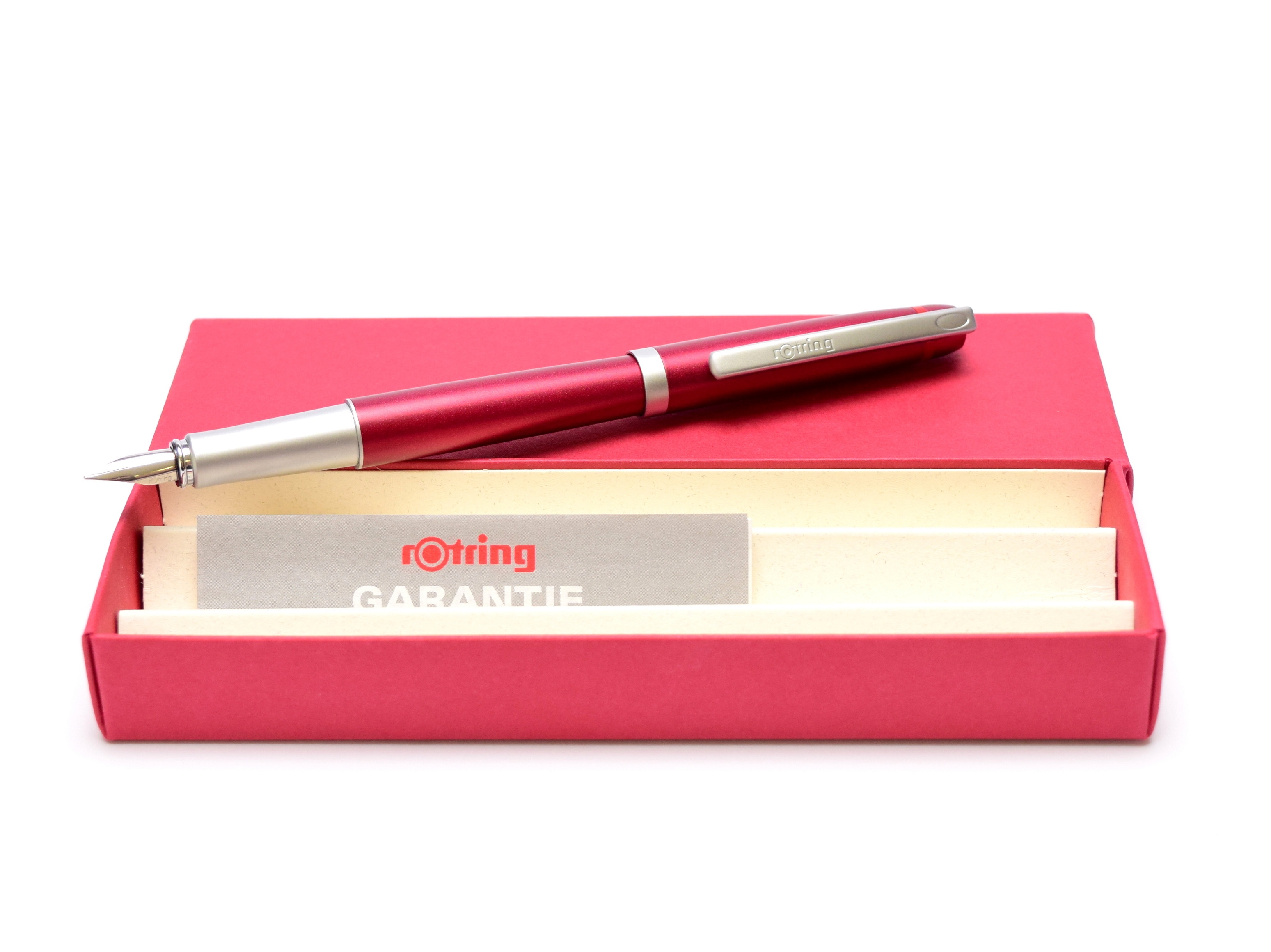Beautiful New NOS 2000s Lady Rotring Freeway Rubin Red Aluminium Body ...