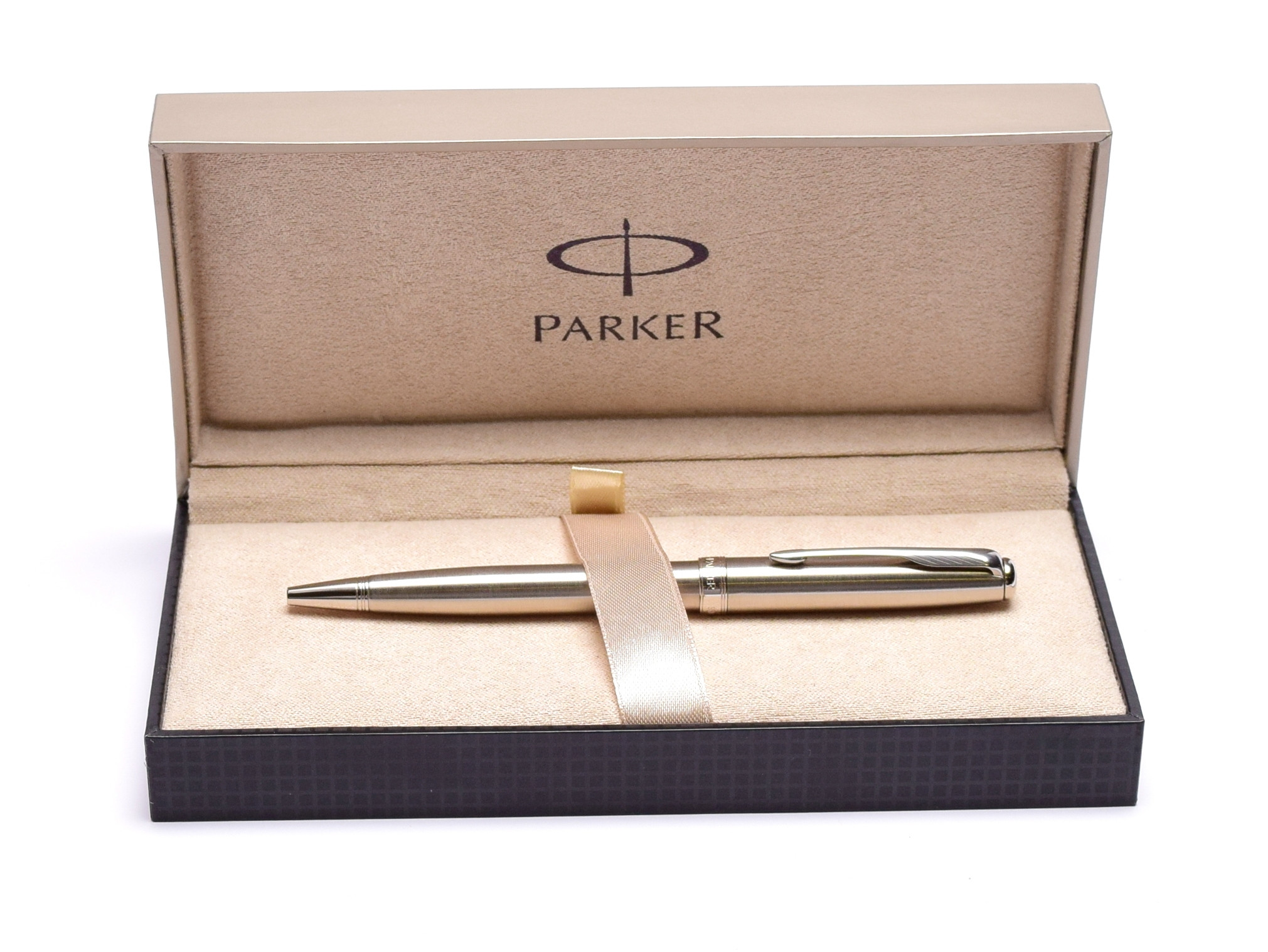 Parker Sonnet Flighter CT Stainless Steel Chrome Trim Twist