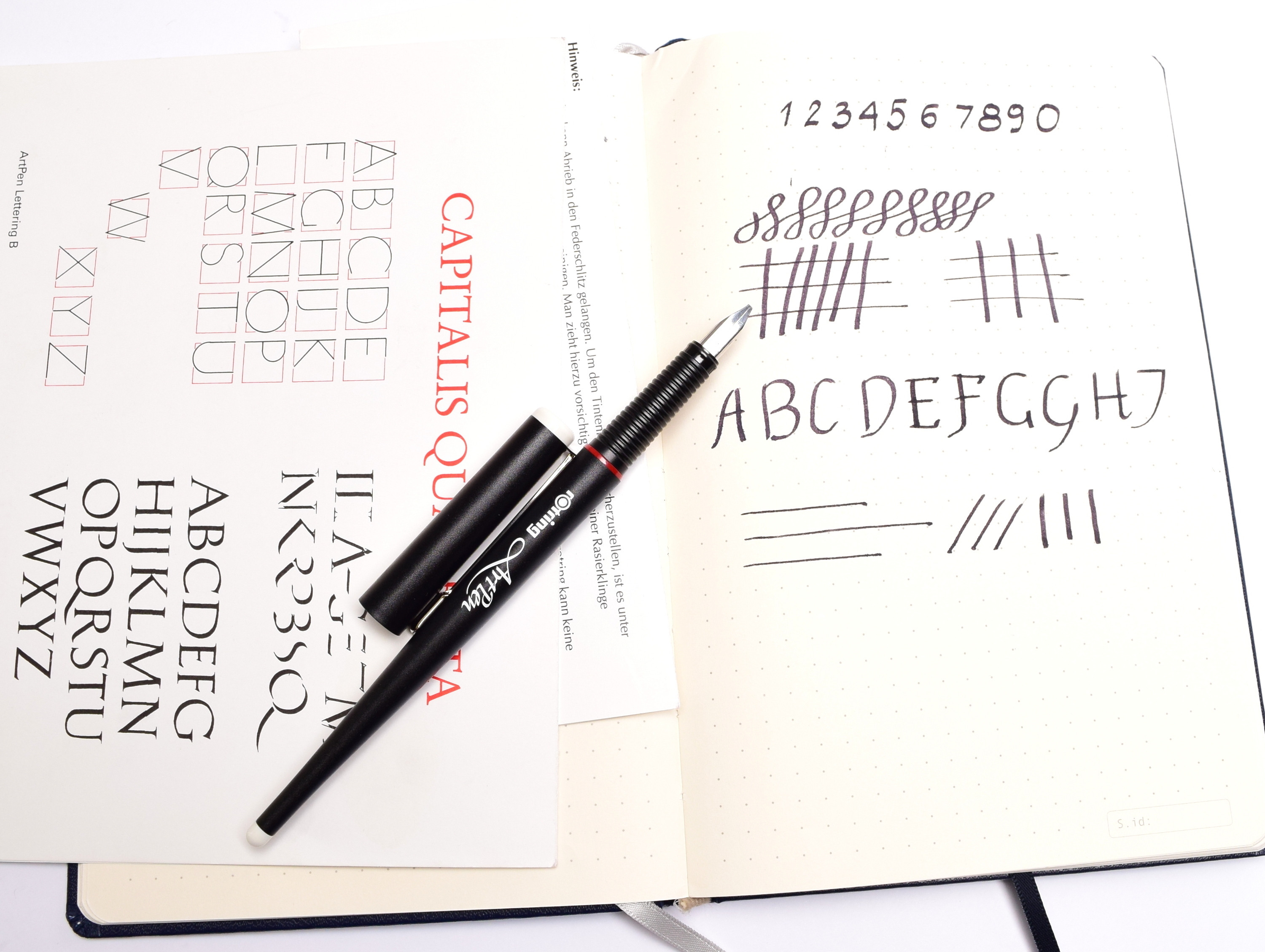 Vintage Rotring Artpen Calligraphy 1.5mm Nib Fountain Pen Made in ...