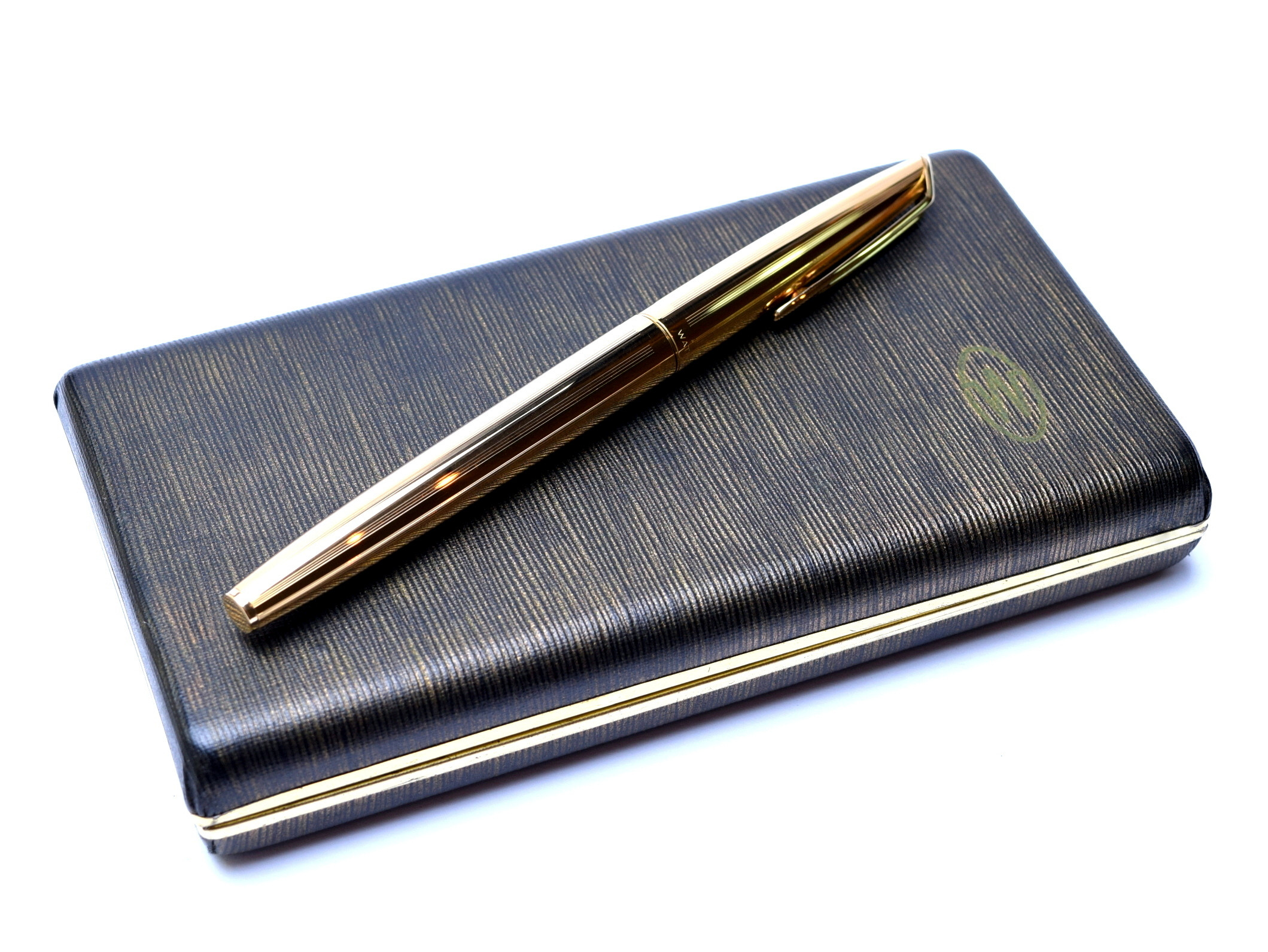 1957 Waterman C/F (CF) GOLD First Cartridge 18K Gold Fountain Pen