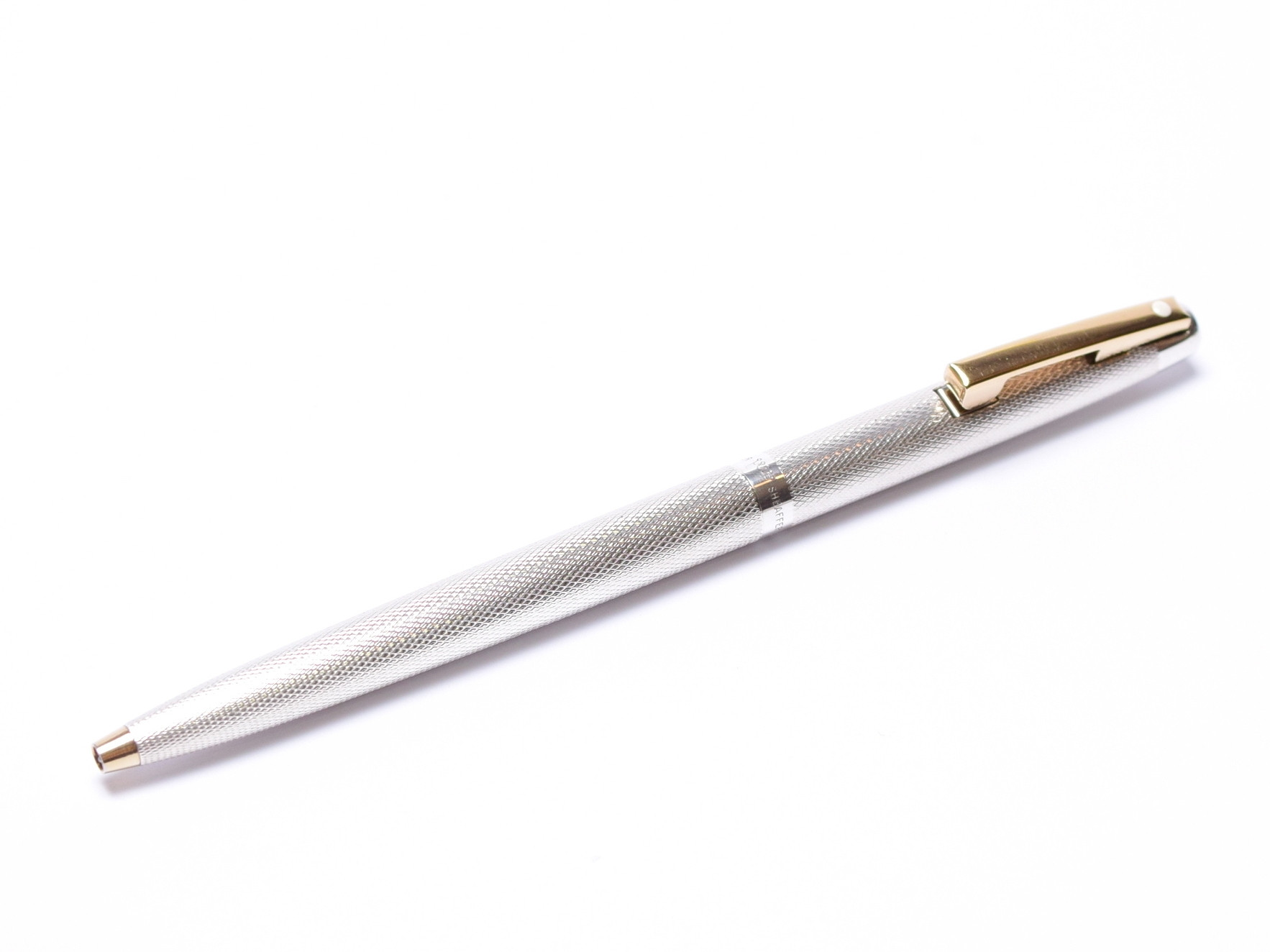 Rare 1960s SHEAFFER Imperial Lady Solid 925 Sterling Silver & Gold