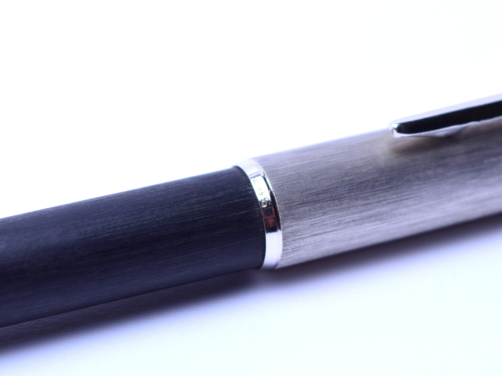 1960's MONTBLANC No. 285 Brushed Matte Silver Plated Ballpoint Pen