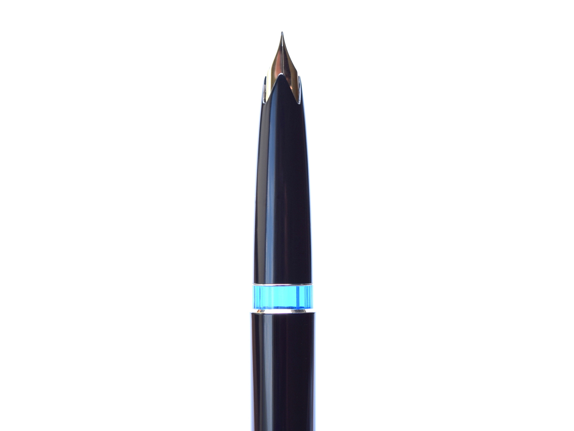 NOS Large 1960s Black Resin MONTBLANC No.24 14K 585 Gold