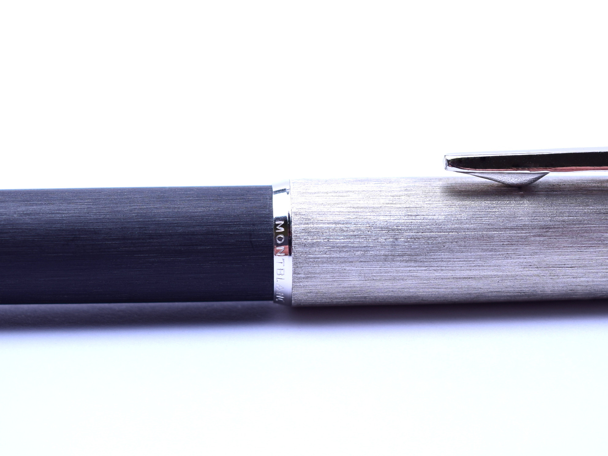 MONTBLANC ボールペン No.285 1960's MONTBLANC No. 285 Brushed Matte Silver Plated Ballpoint Pen
