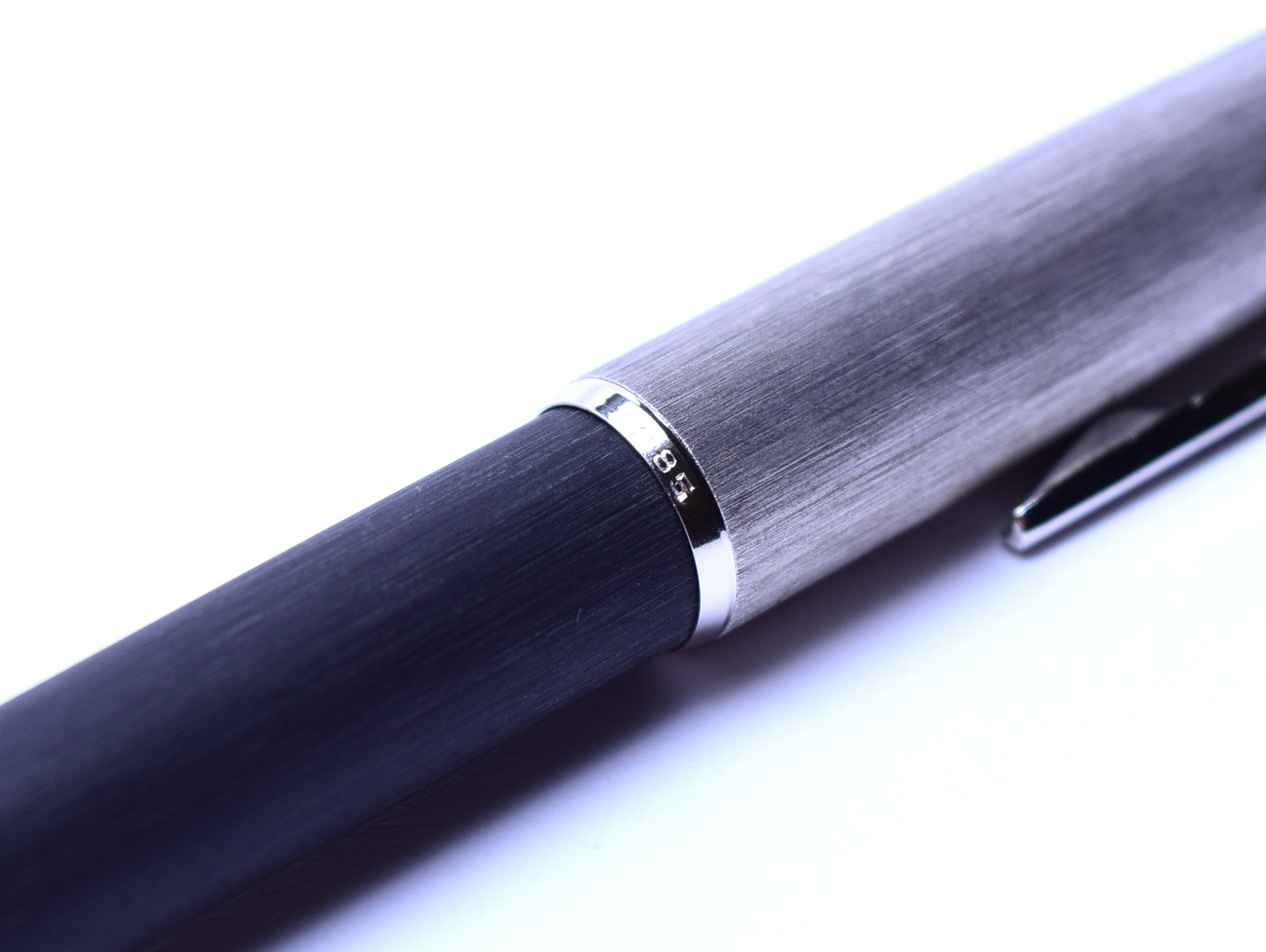 1960's MONTBLANC No. 285 Brushed Matte Silver Plated Ballpoint Pen