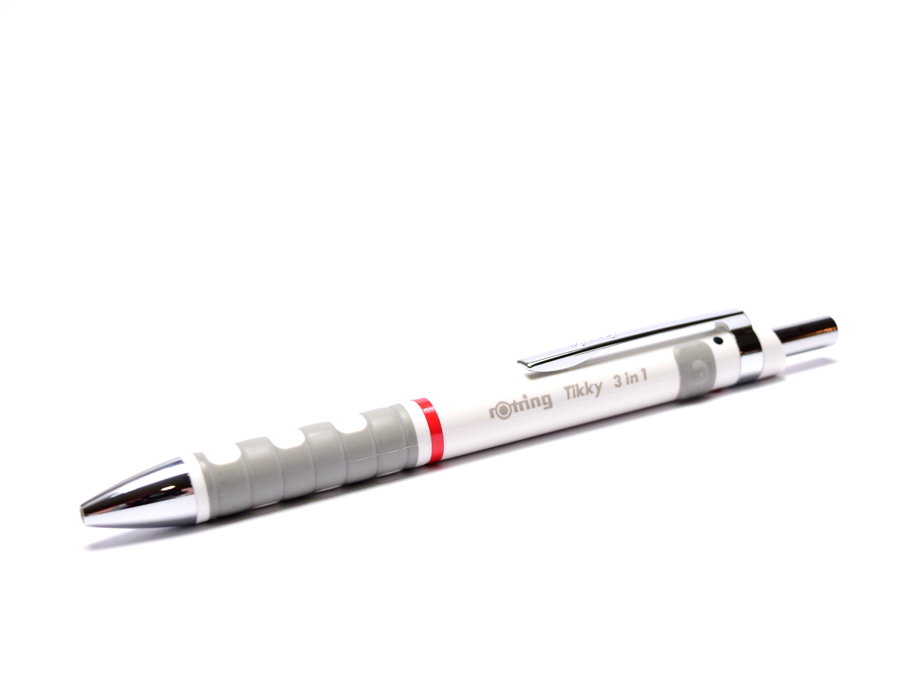 NOS New Rotring Tikky 3 in 1 Ballpoint Pen Pencil 0.5mm Lead Red & Blue