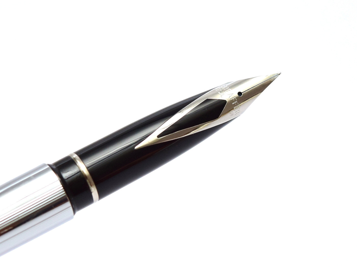 1981 NOS New Sheaffer 1000 Targa Mirror Brilliant Chrome F Fine