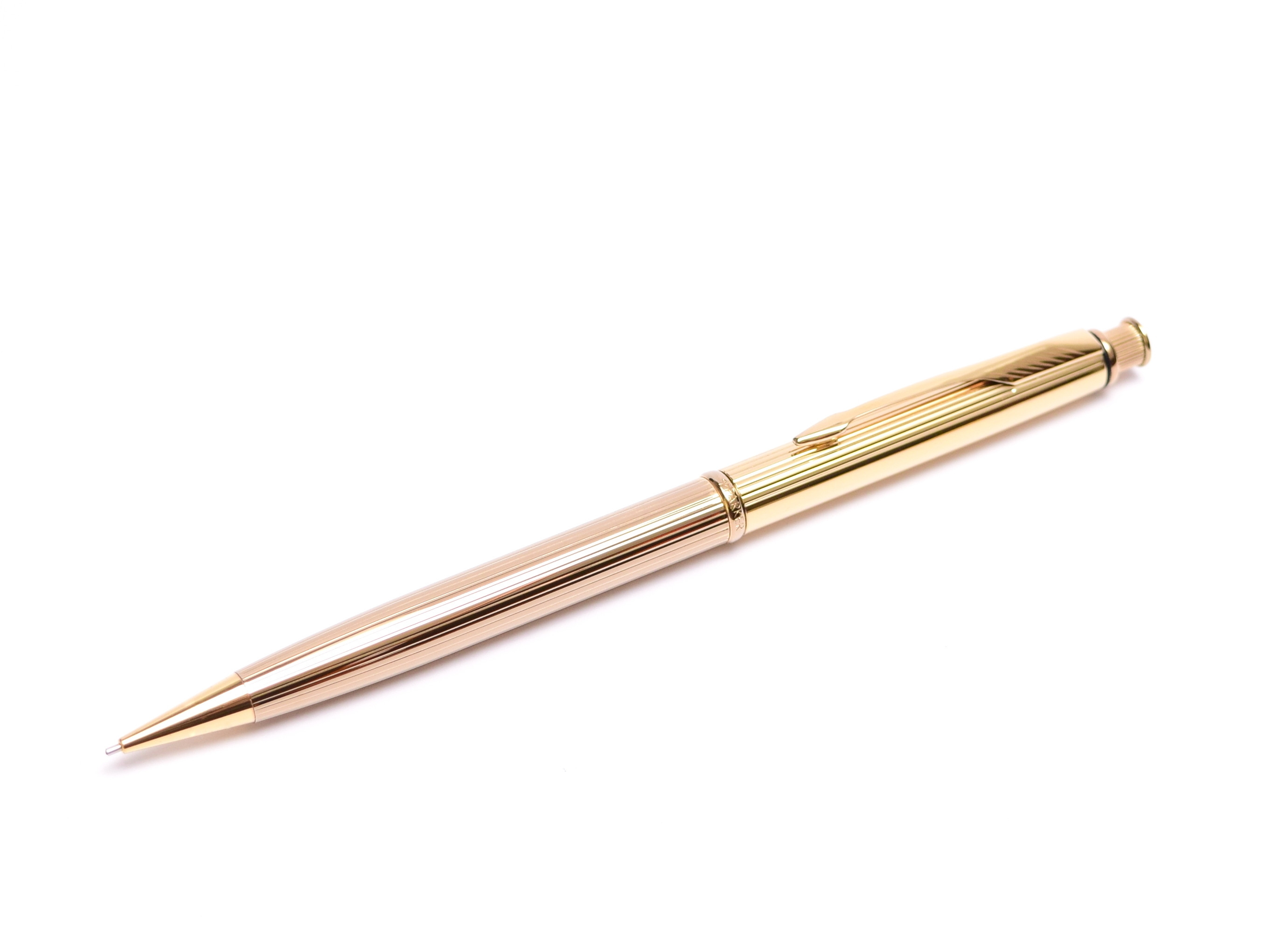 1993 Parker Insignia Flighter DeLuxe Mechanical Pencil with Gold Trim Vintage 