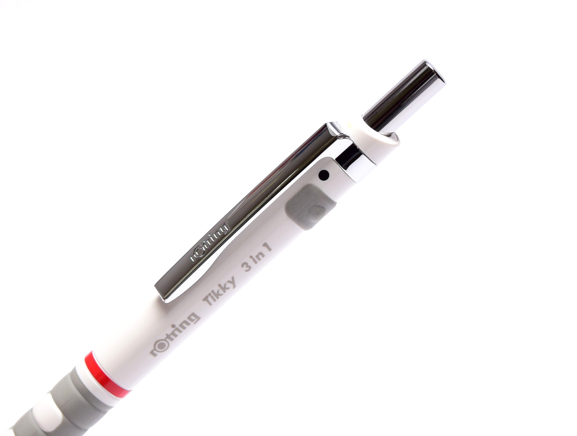 NOS New Rotring Tikky 3 in 1 Ballpoint Pen Pencil 0.5mm Lead Red & Blue