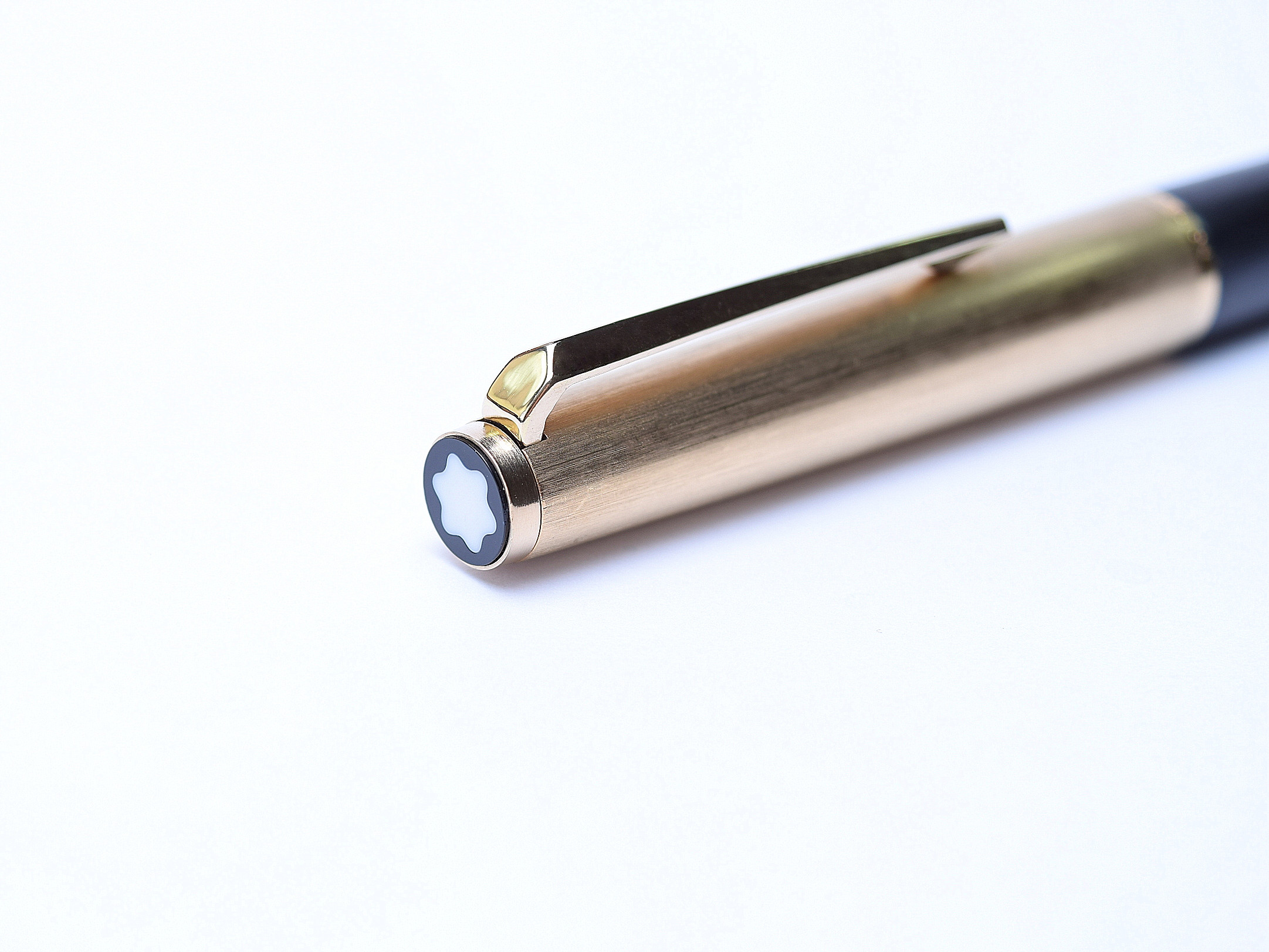 Rare 1960's MONTBLANC No. 224 Brushed Gold Plated Fountain Pen OBB