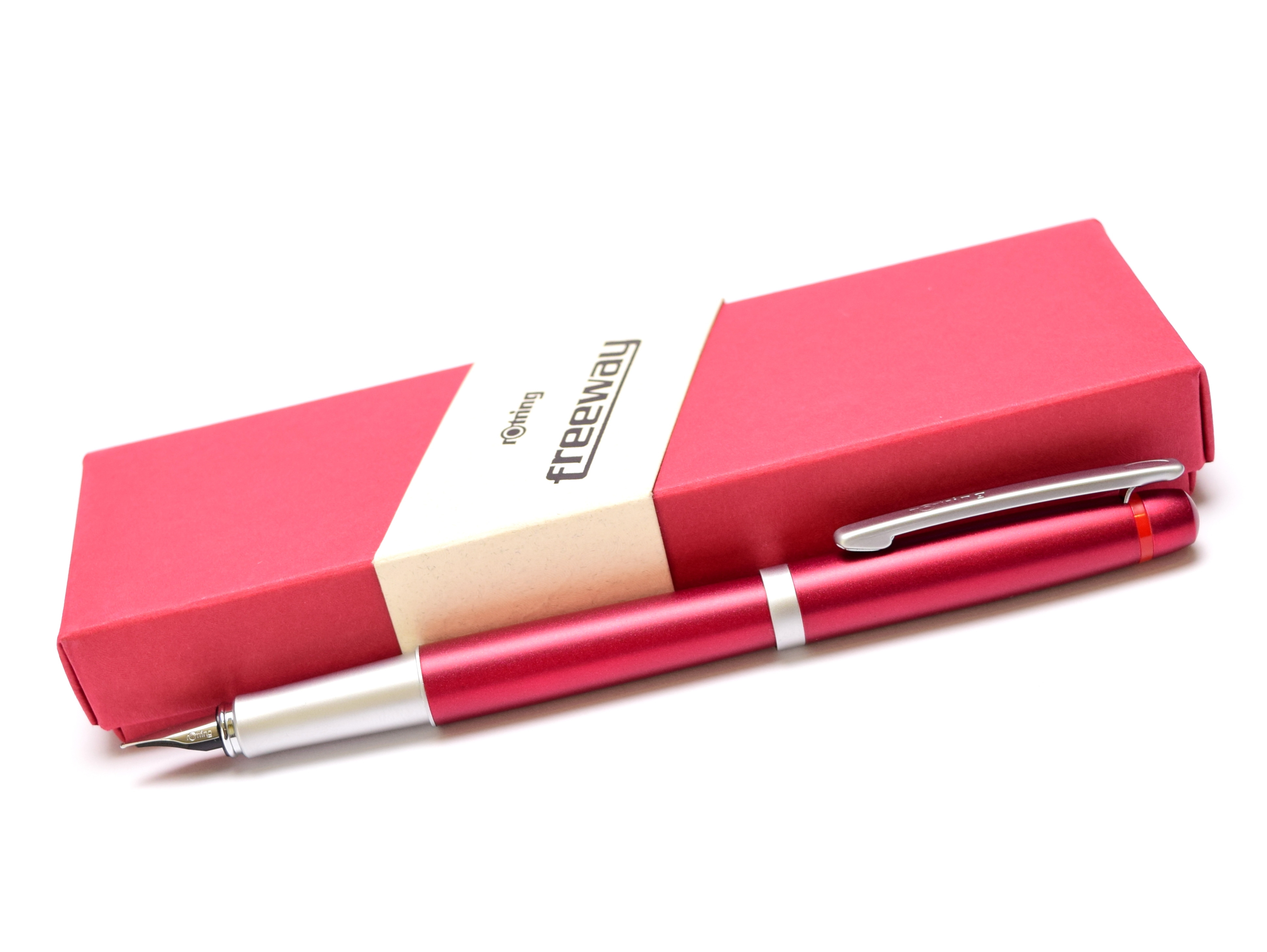 Beautiful New NOS 2000s Lady Rotring Freeway Rubin Red Aluminium Body ...