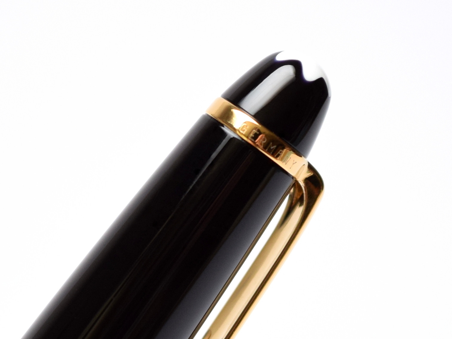 Vintage Montblanc Meisterstuck Masterpiece 164 Pix Black Resin & Gold