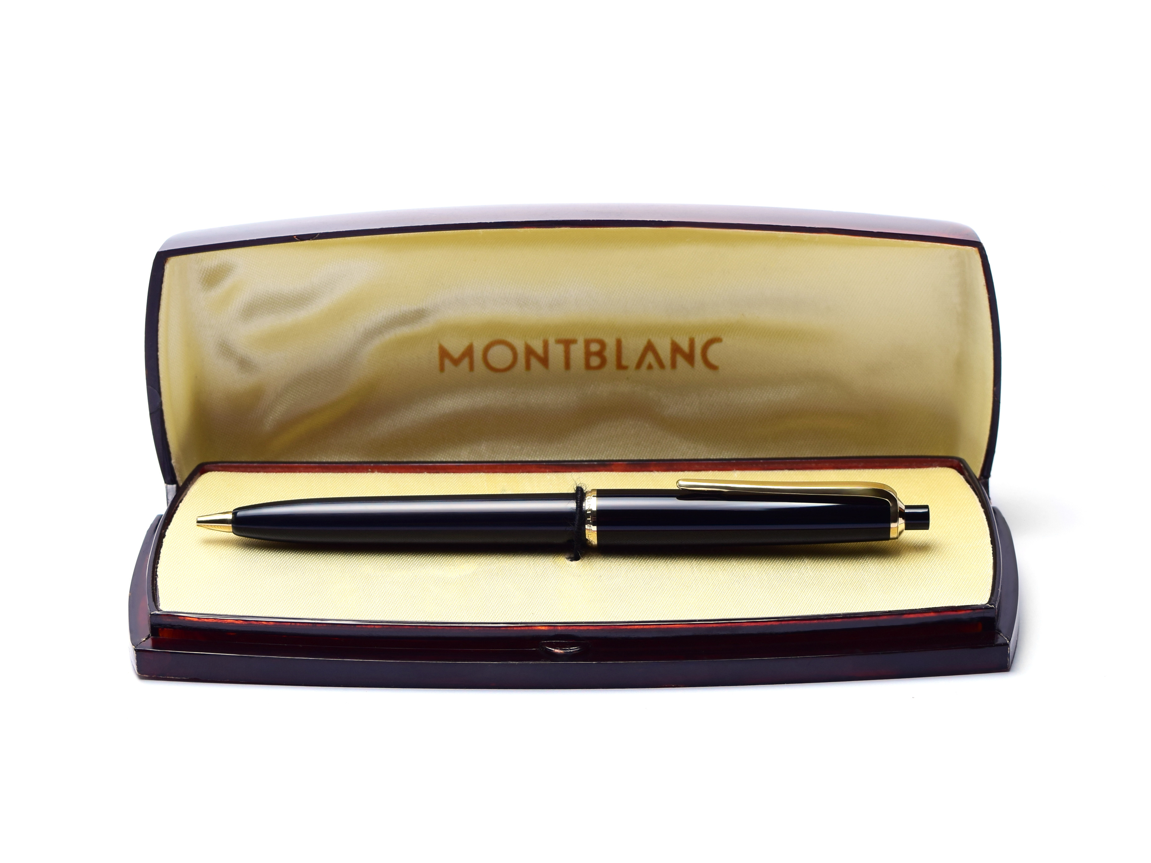 Vintage 1960s Montblanc Pix 35 1.18mm Lead Precious Black Resin