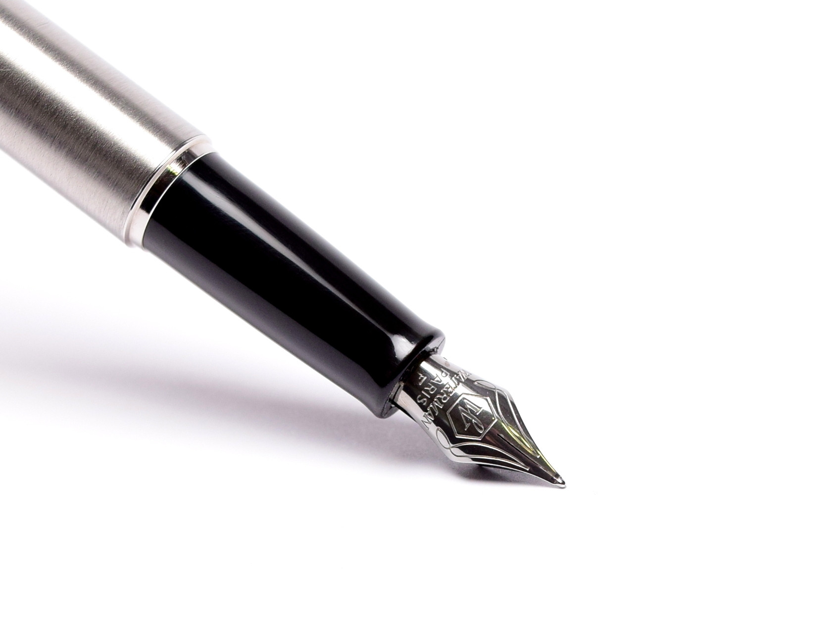 1990s Waterman Hemisphere Type 1 France Brushed Stainless Steel F