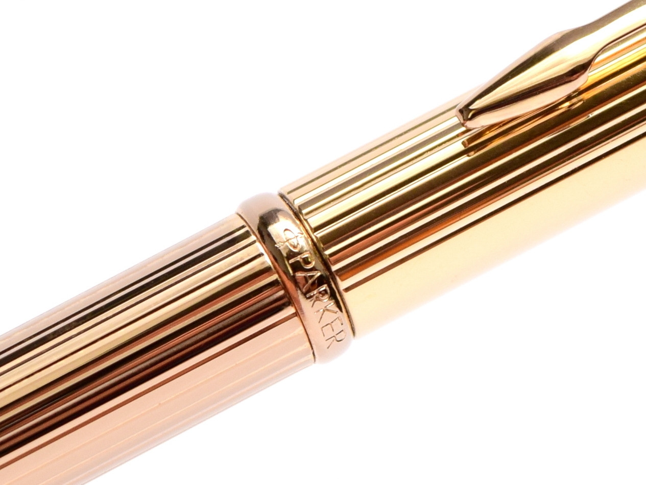 1990's Parker Insignia Dimonite G. 14K Gold Plated 0,5 MM Leads Push
