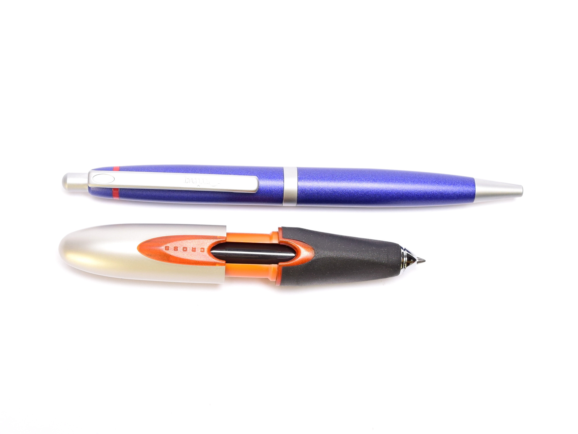 Cross Ion Rollerball Pen Neptune Blue Gel Ink Pen With Key Ring New In Box 812-1
