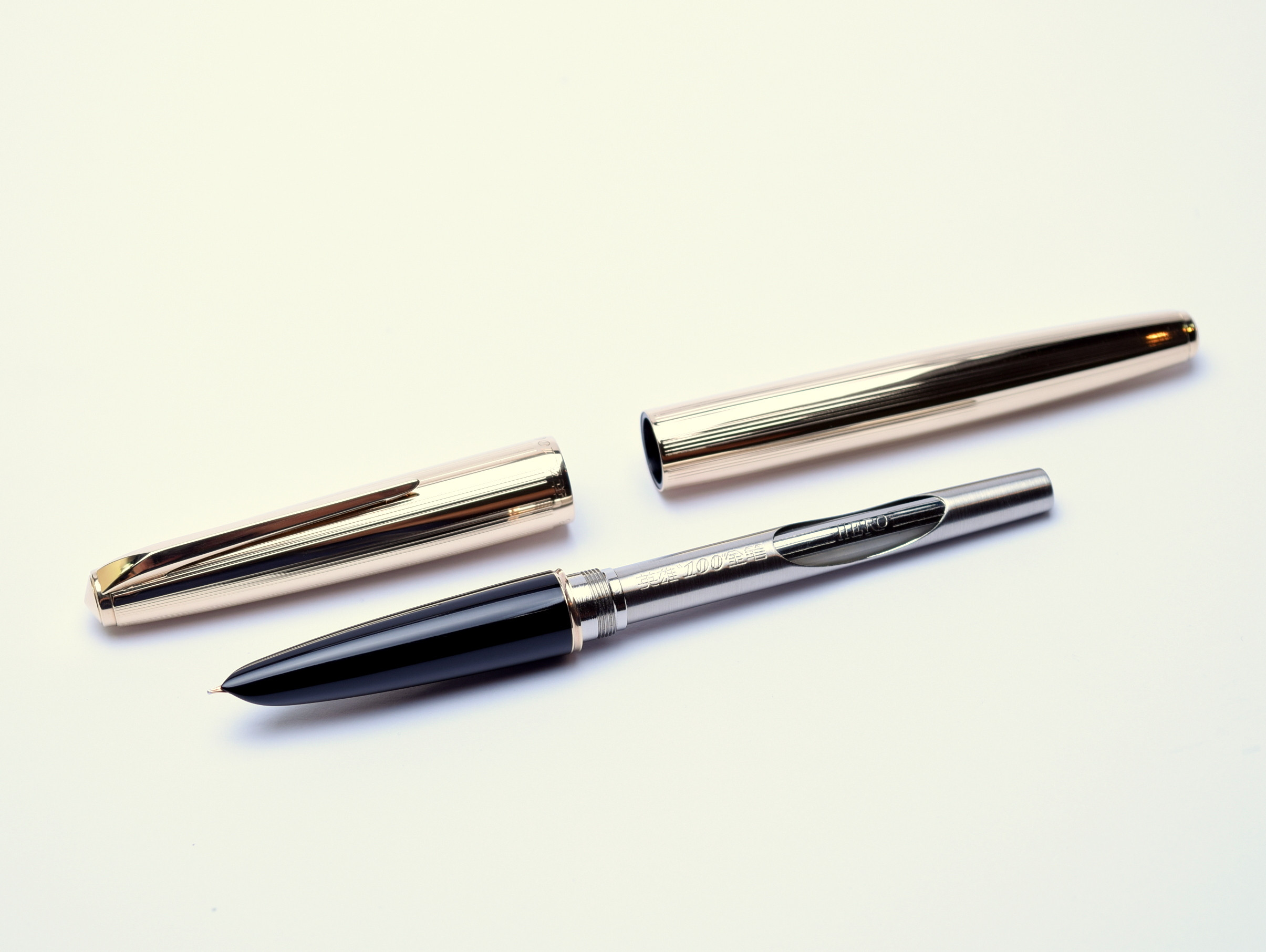 China's Best Pen HERO 100 (Parker 51) Rolled Gold 12K 1/10 EF Nib