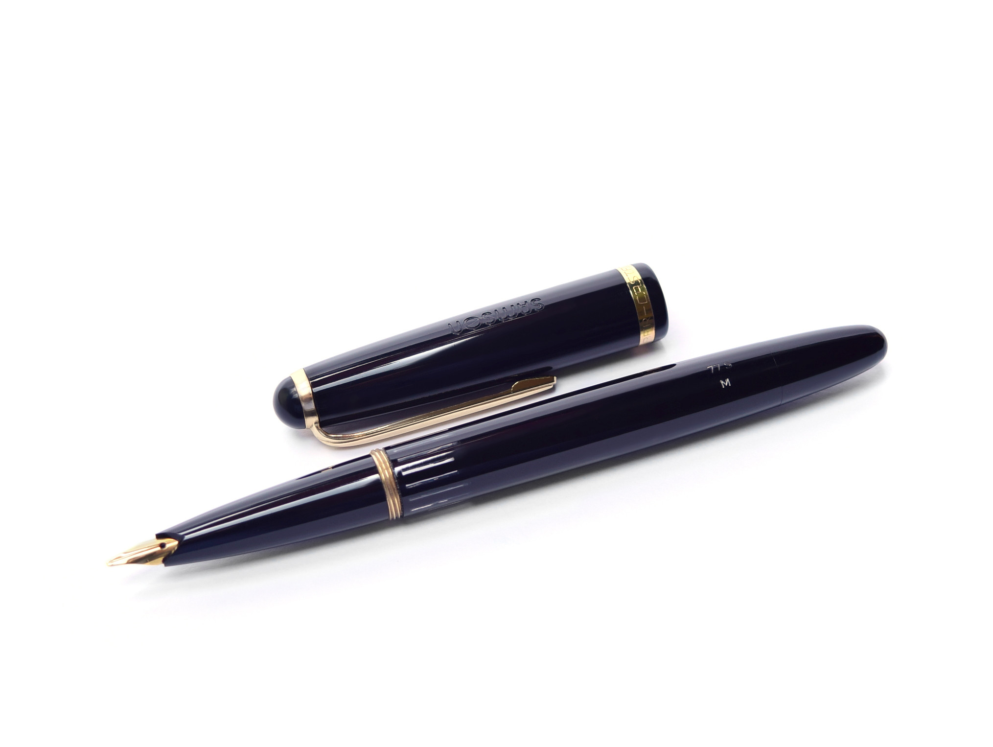 1960s Faber Castell Progress 77S & KS 03 Black Fountain & Ballpoint Pen