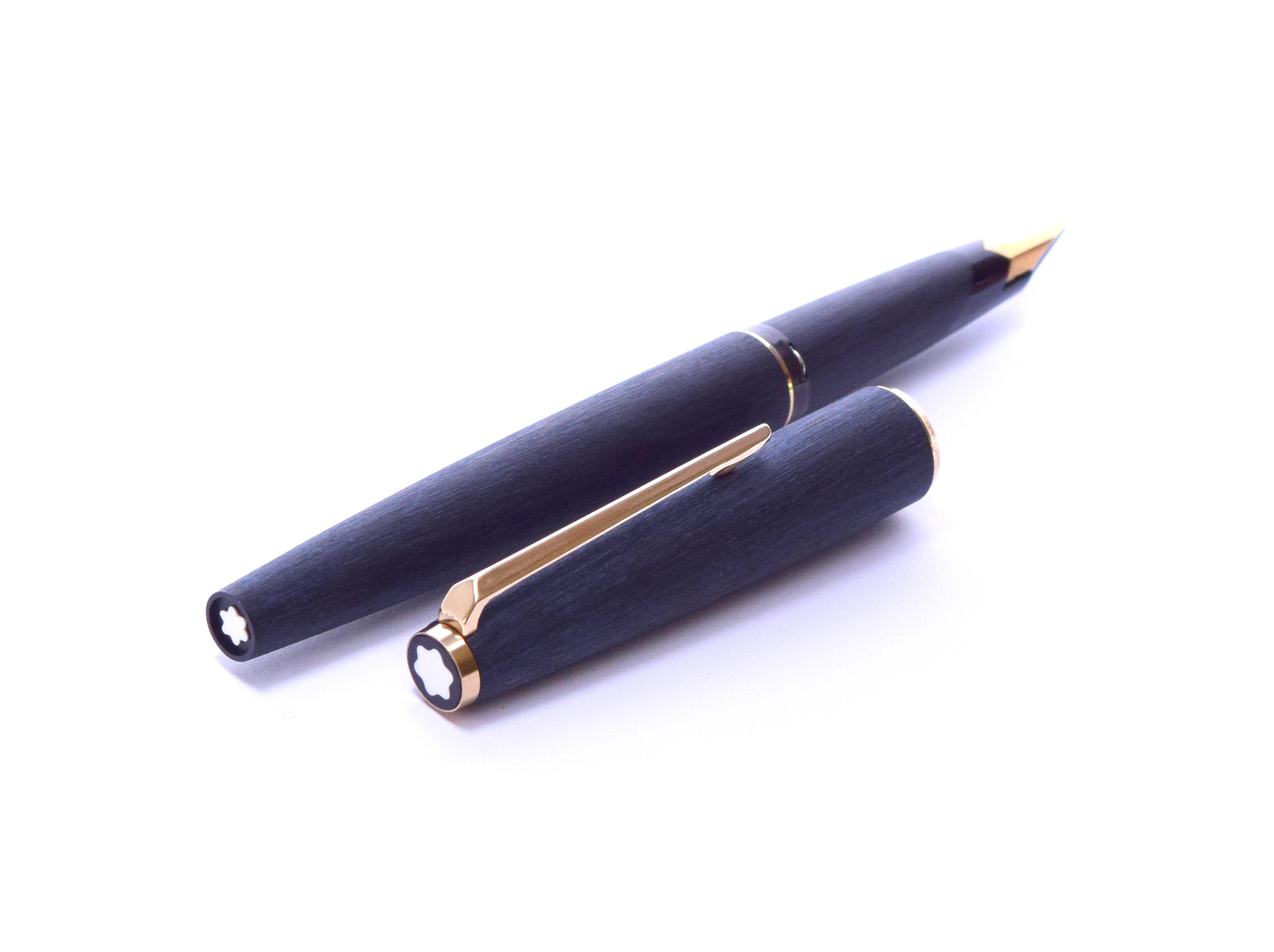 NOS 1960s MONTBLANC No.220 Cartridge Fountain Pen Matte Brushed