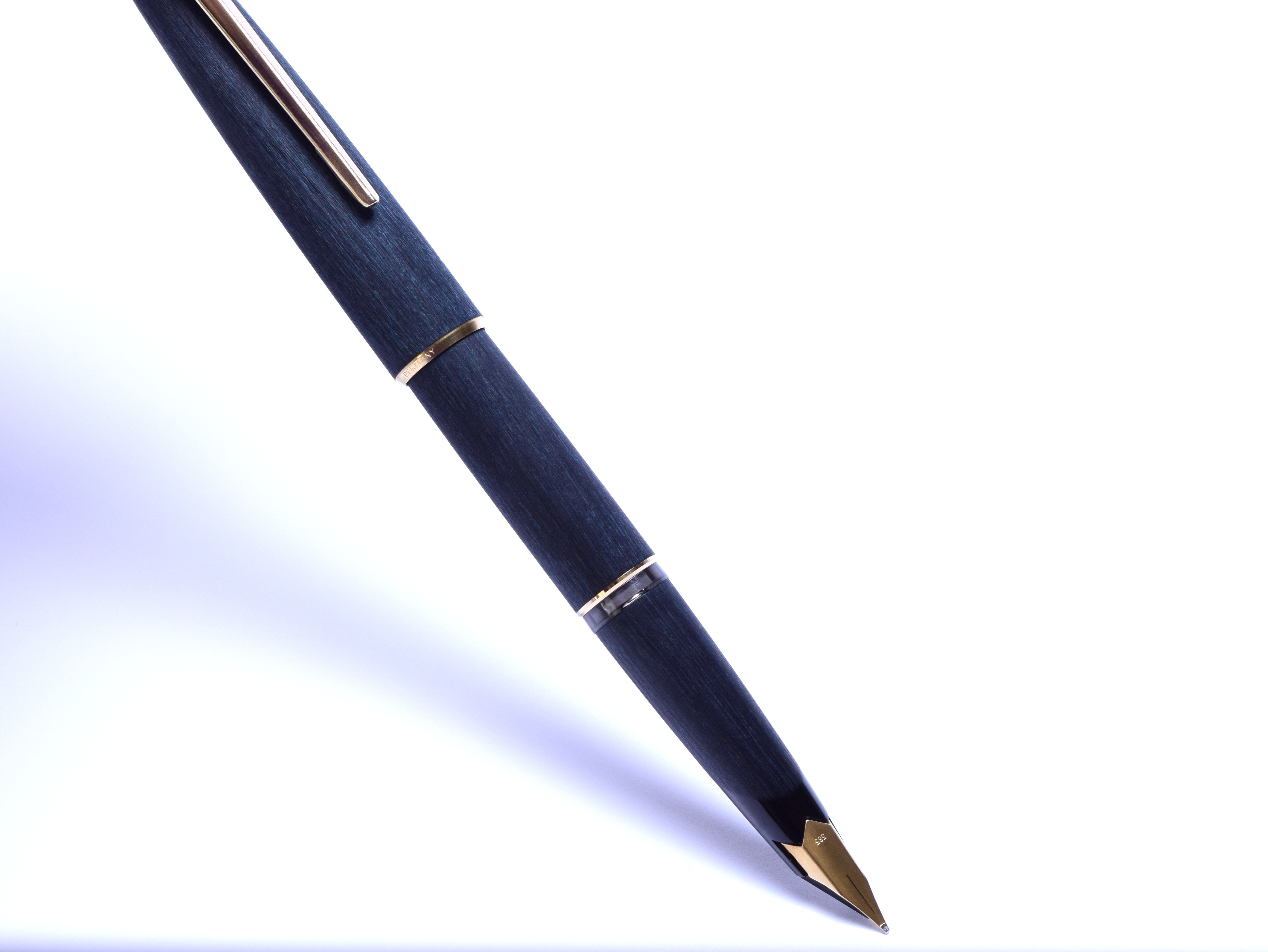 NOS 1960s MONTBLANC No.220 Cartridge Fountain Pen Matte Brushed