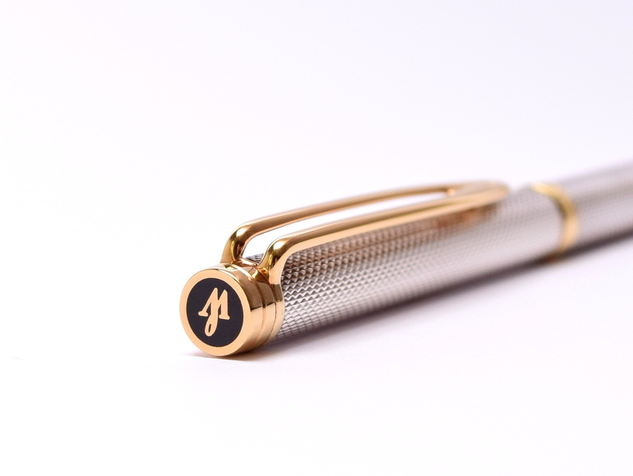Stylo Roller Waterman Gentleman En Argent Massif 925 - Occasion, Avec Recharge, Référence AC0737