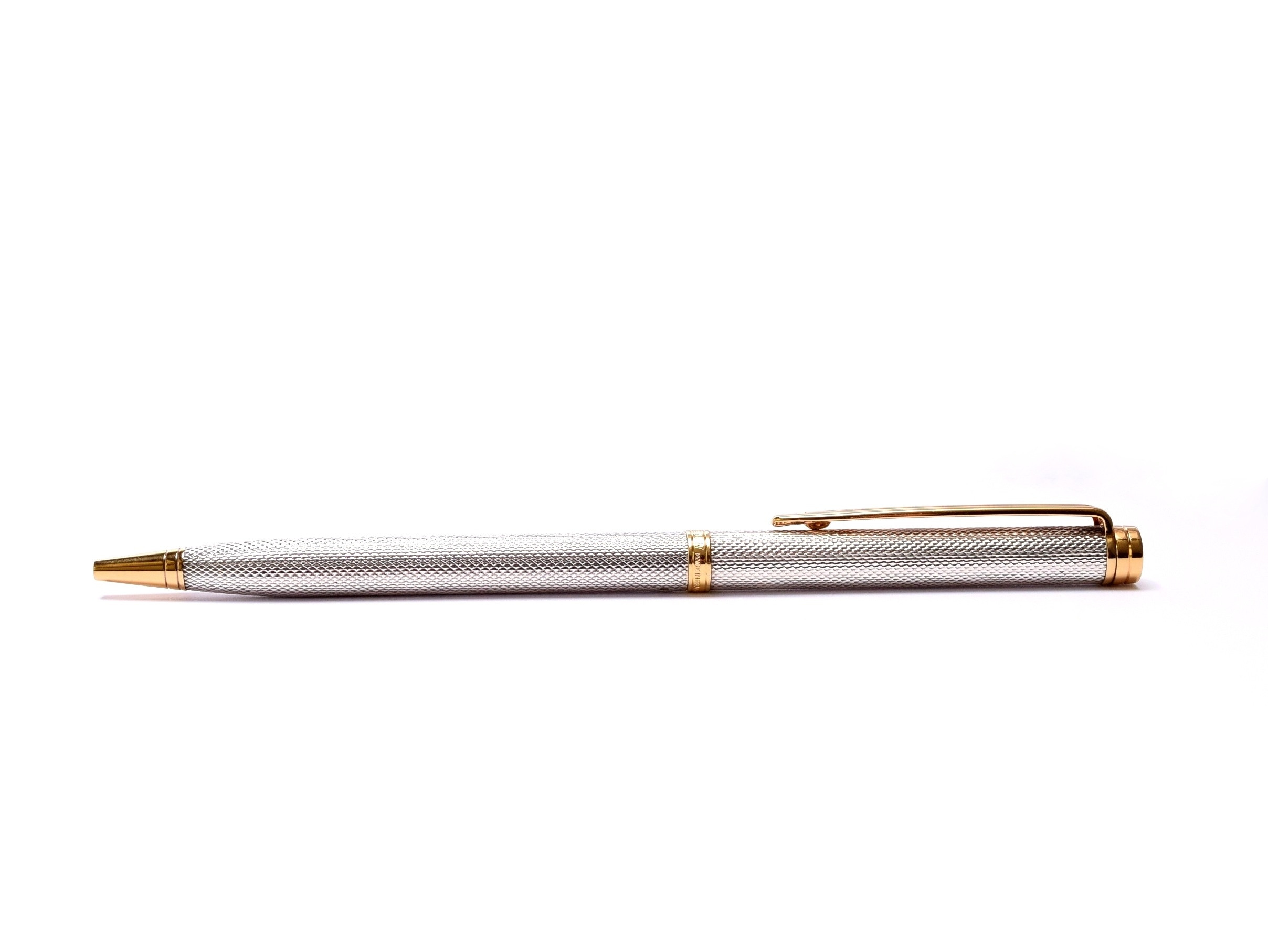 WATERMAN Gentleman Solid 925 Sterling Silver Barley Corn Preface