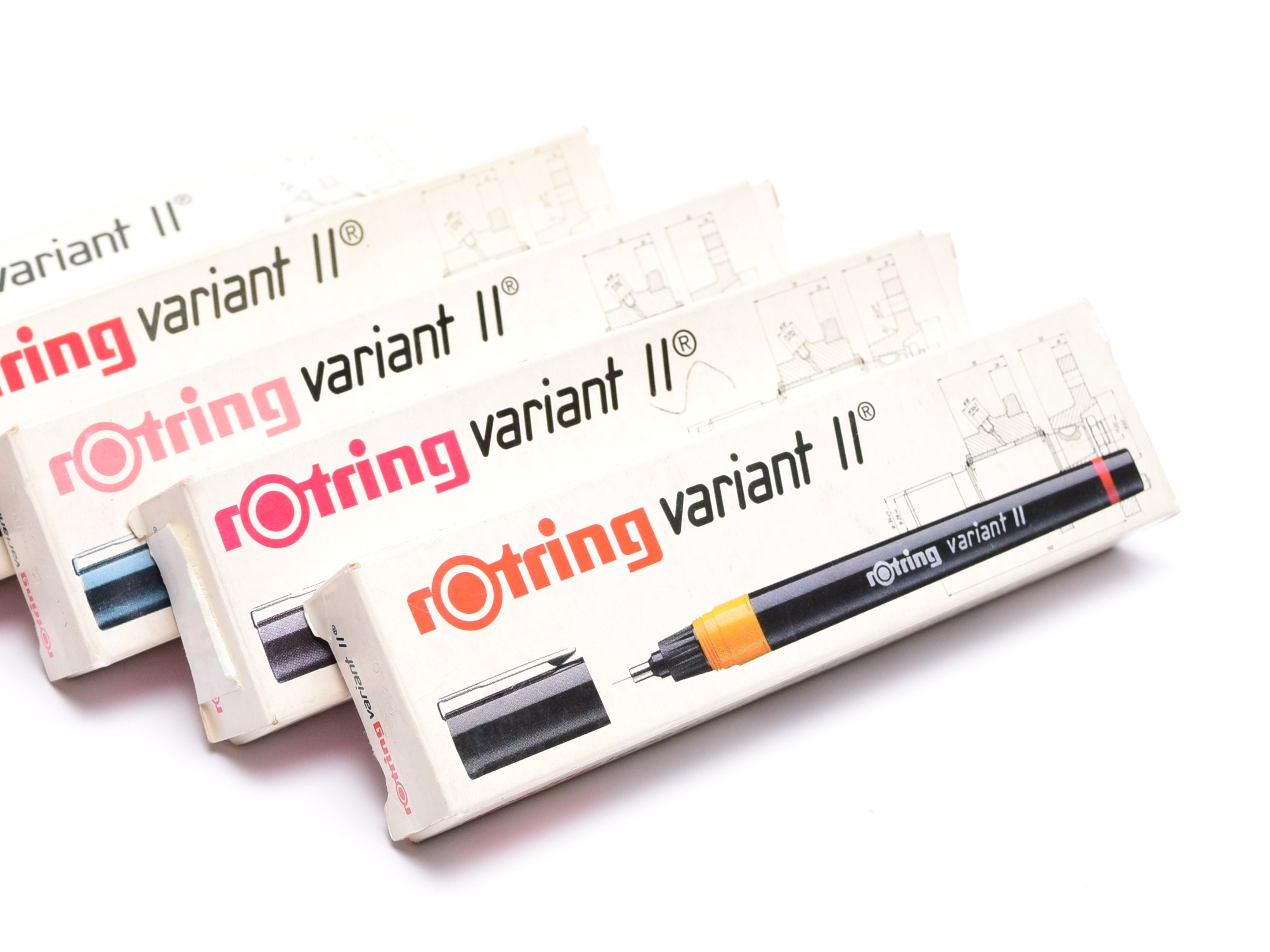 NOS Vintage Rotring Variant II Stainless Steel Tip Technical Pen Made