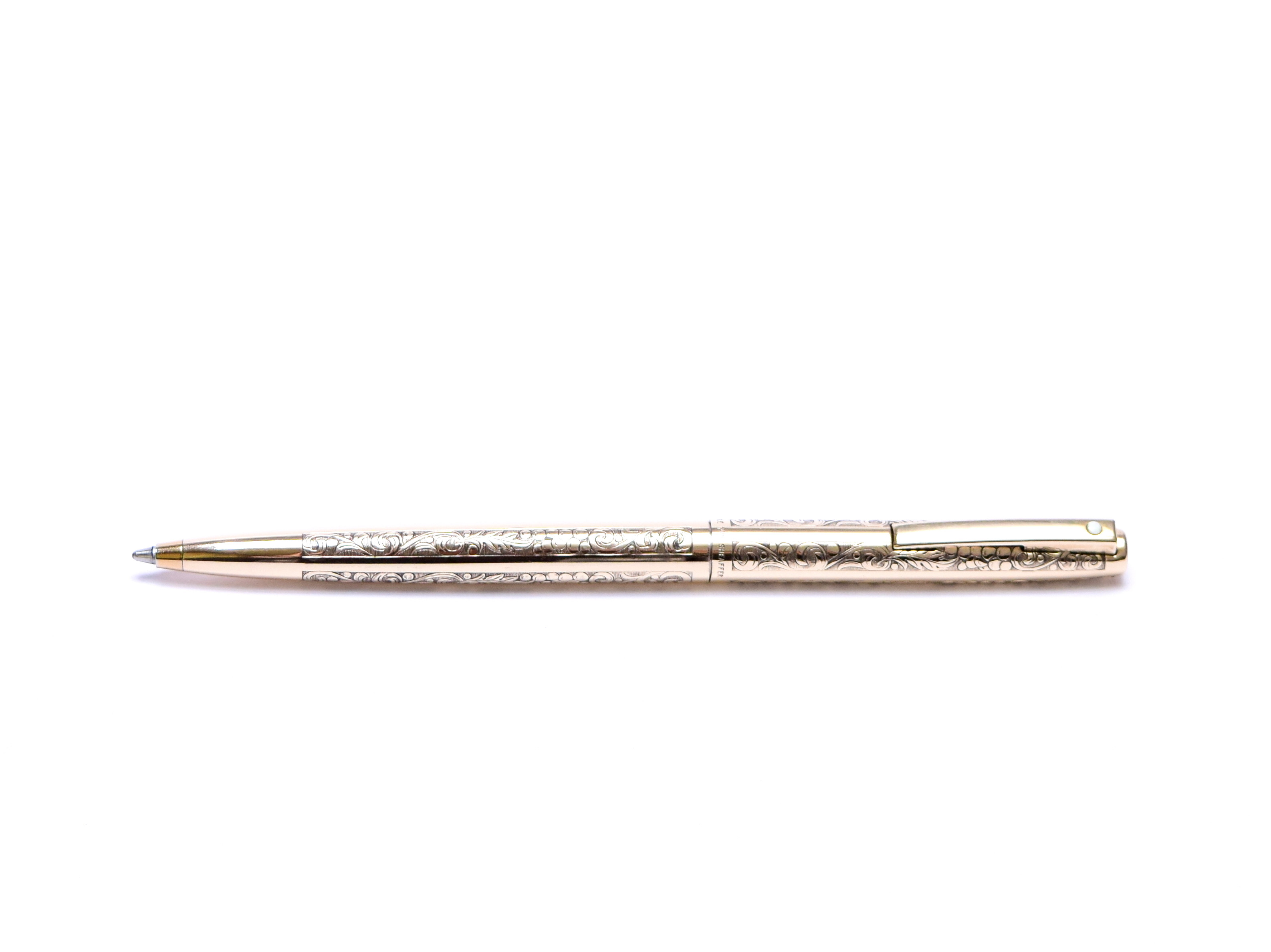 Rare 1960s SHEAFFER Imperial 12K Gold Filled Grape & Leaf