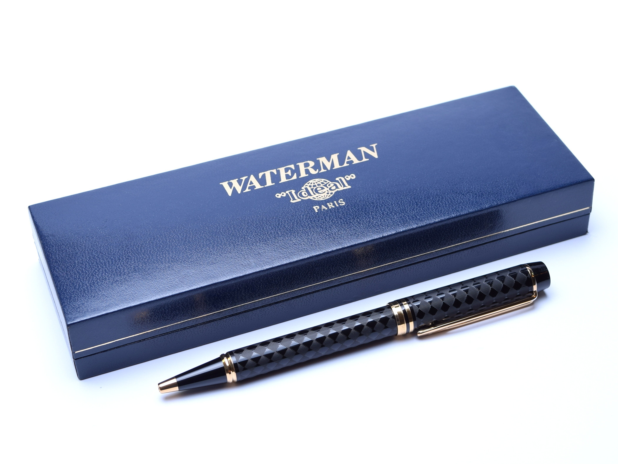 1990 Rare Waterman Harlequin Ideal Le Man 100 Chased Checkerboard