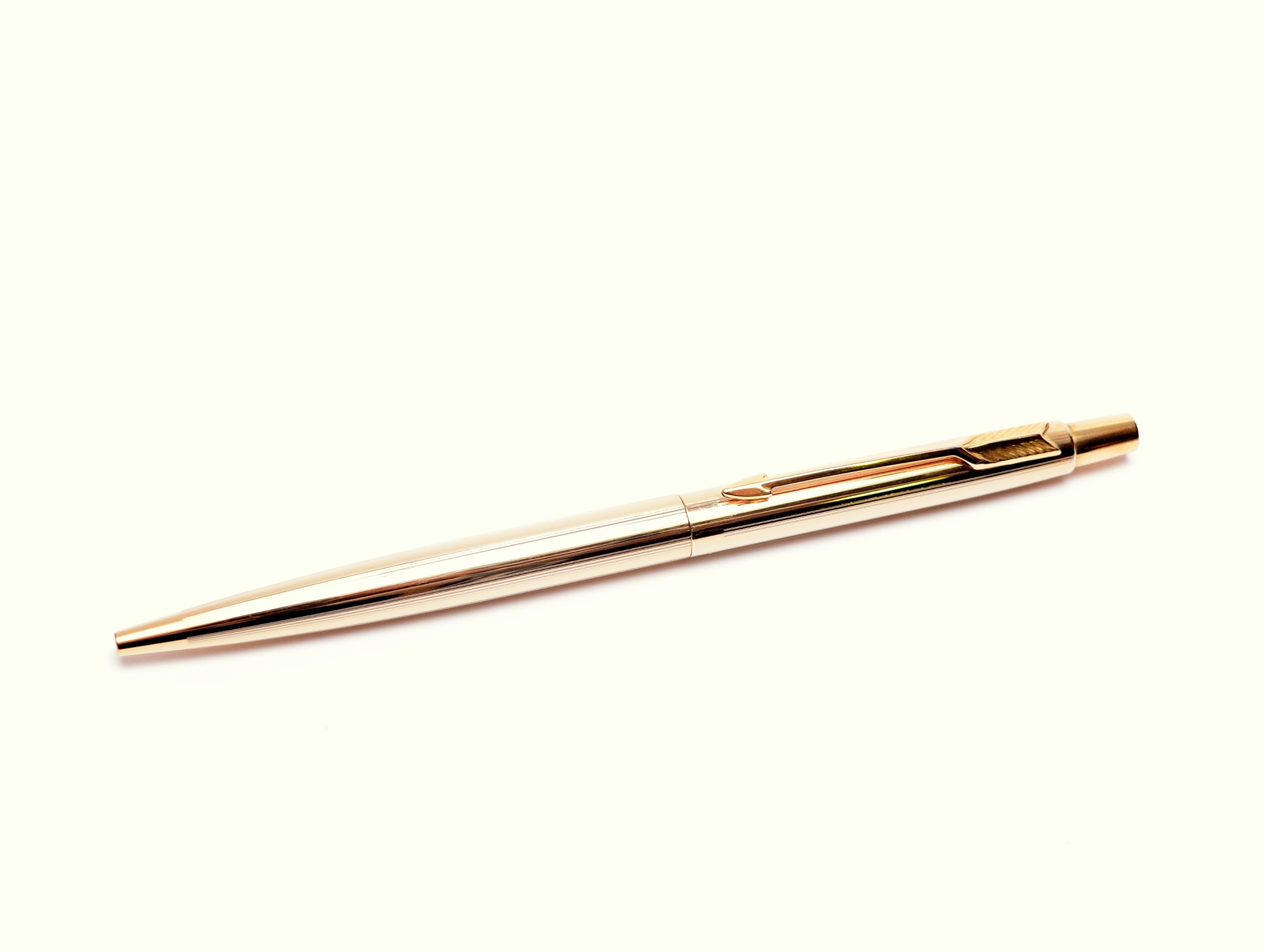 keten Vuiligheid Geelachtig Rare Vintage Parker Classic 12K Gold Filled W/ Guilloche Design Push Button  Mechanism Ballpoint Pen Made