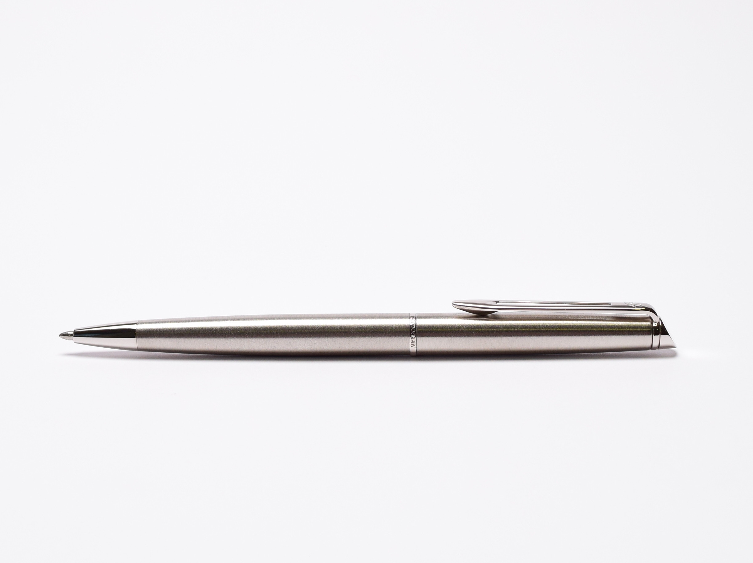1990s Waterman Hemisphere Type 1 France Brushed Stainless Steel F