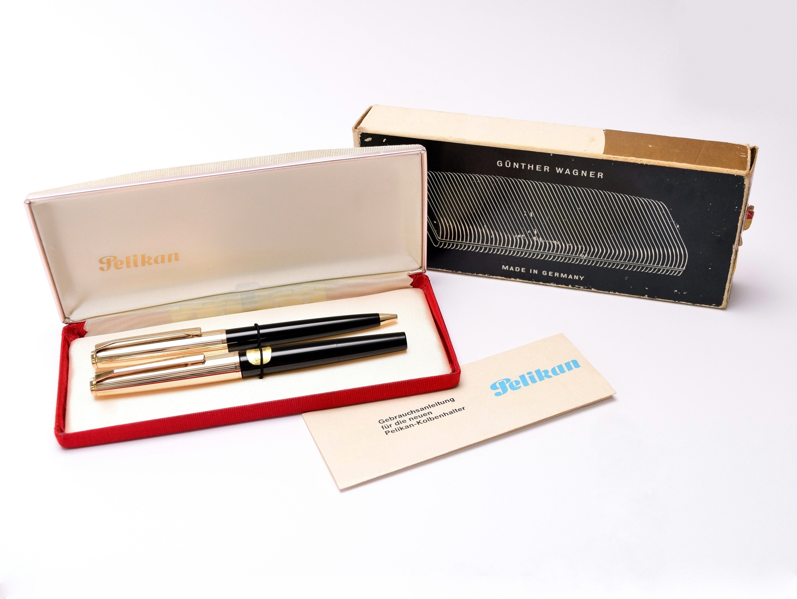 1960s New NOS Pelikan M30 & R30 (30) Rolled Gold 14K M Flex Nib