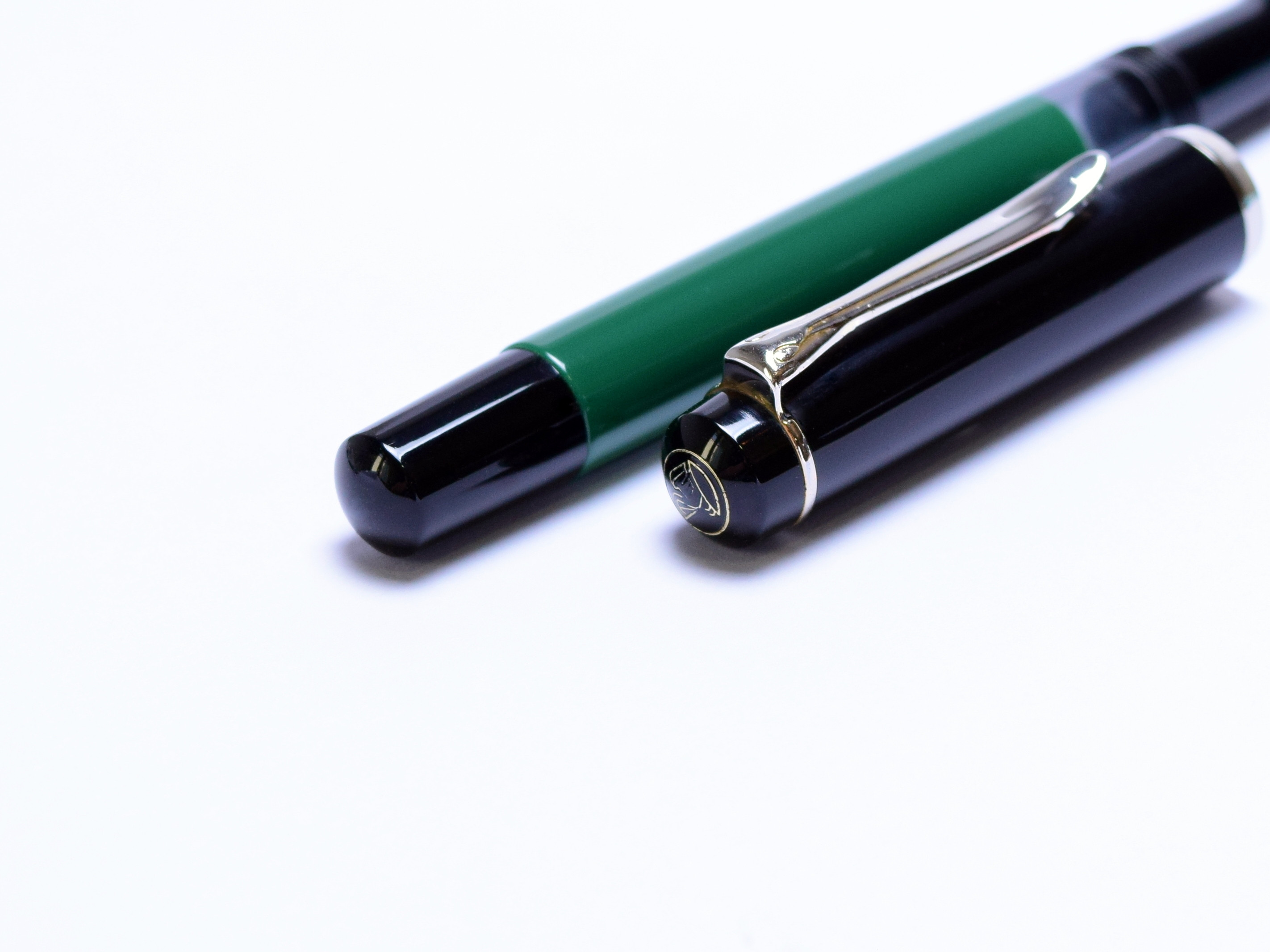 1980s West Germany Compact Pelikan M150 Black-Green M Medium Nib
